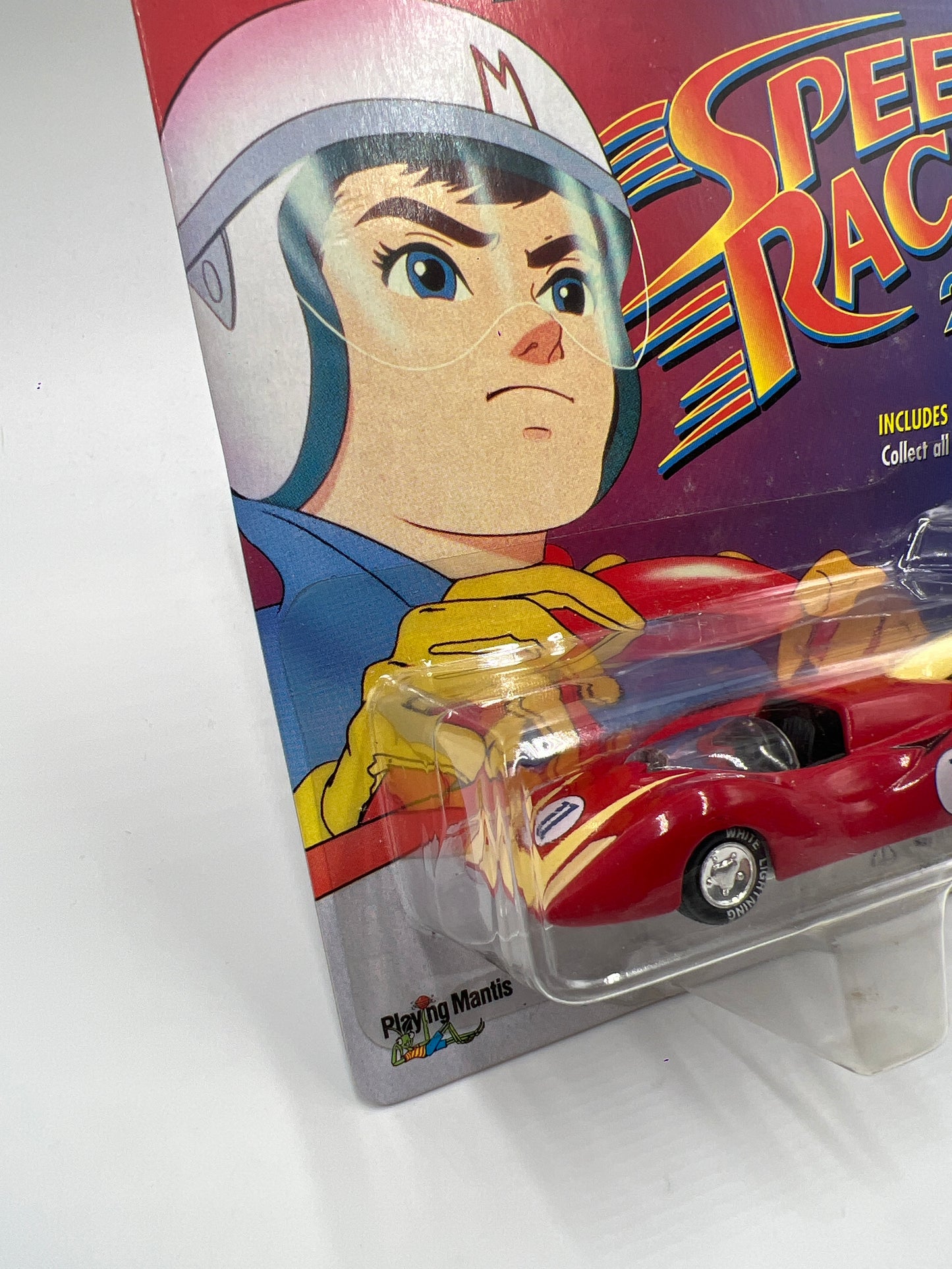 Johnny Lightning White Lightning Chase Speed Racer 2000 CEL #14 Captain Terror Red