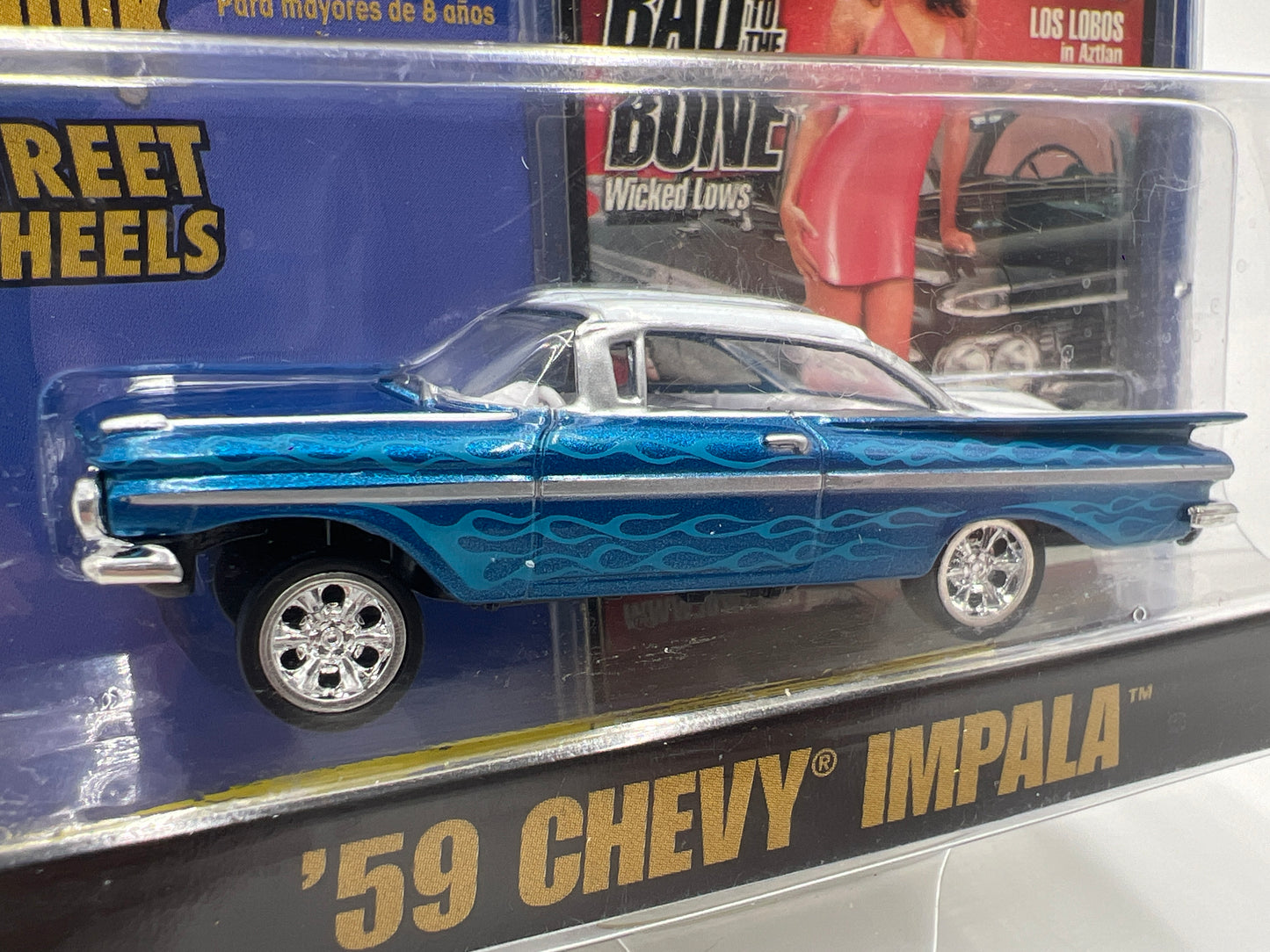 Revell Lowrider Magazine #208 59 Chevy Impala Blue