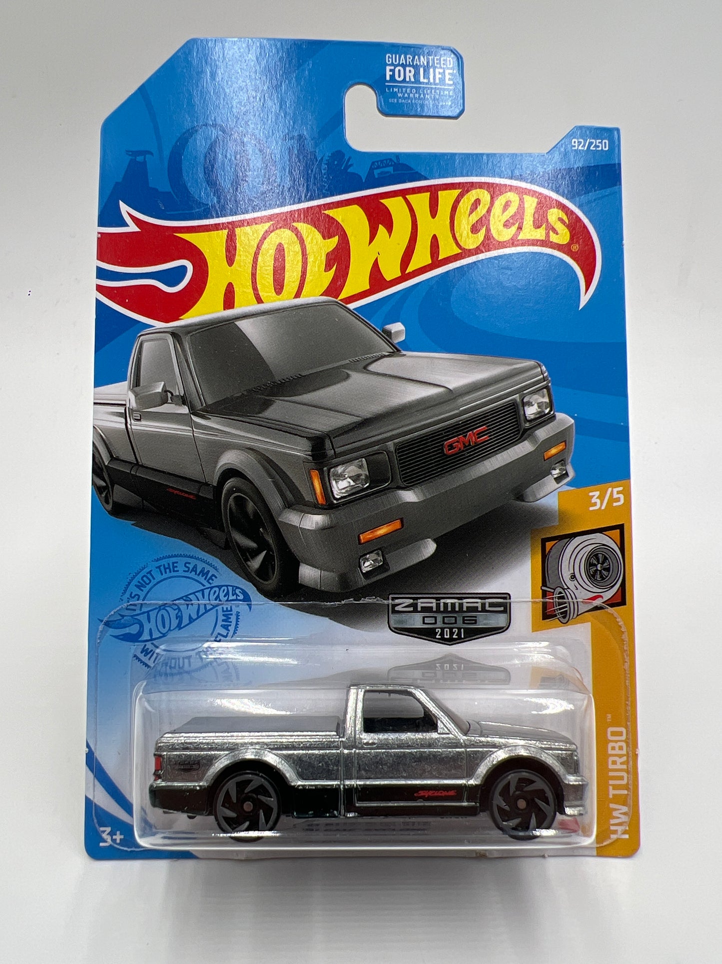 2021 Hot Wheels Walmart Exclusive Zamac 6 #92 91 GMC Syclone W/Protector