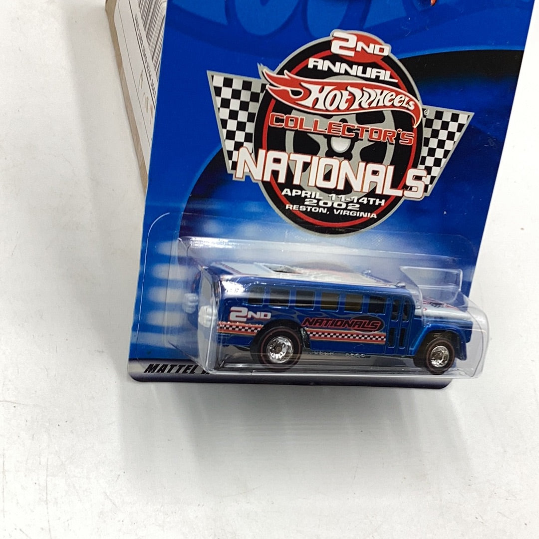 Hot wheels 2th Annual collectors nationals S’Cool Bus 56267 1 of 4000 with protector