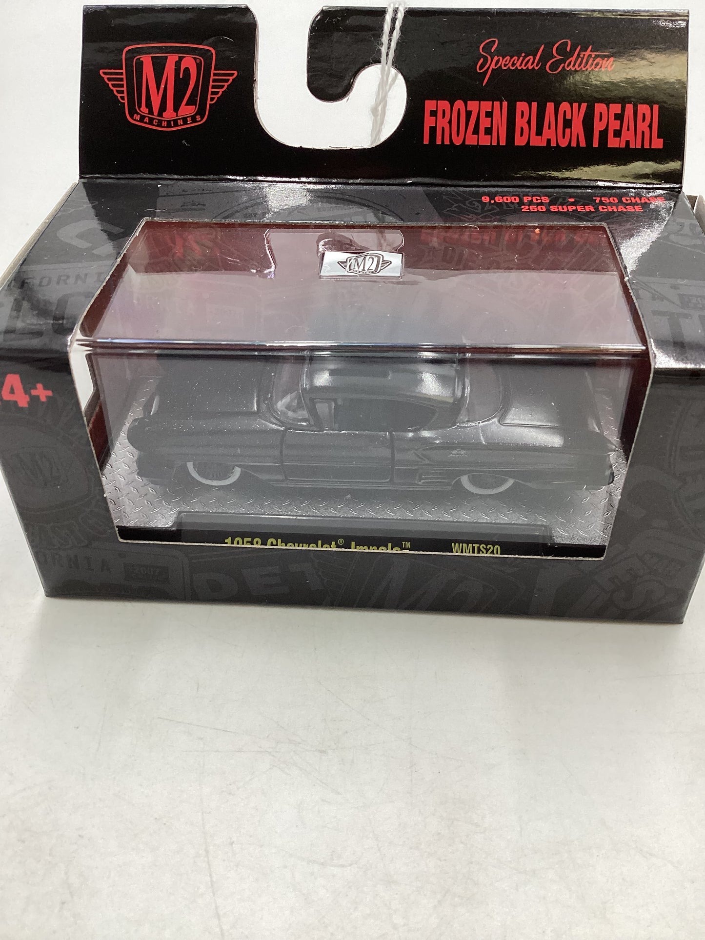 M2 Machines Special Edition Frozen Black Pearl 1958 Chevrolet Impala WMTS20