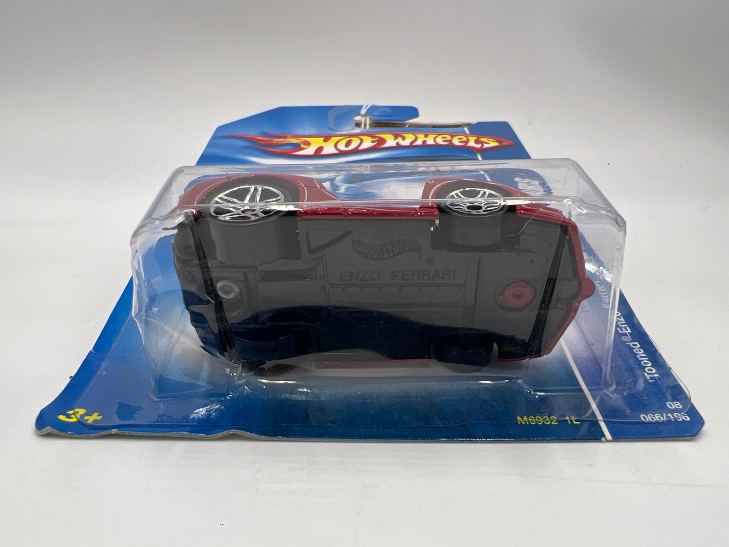 2008 Hot Wheels All Stars #66 Tooned Enzo Ferrari Red Card Not Perfect SR
