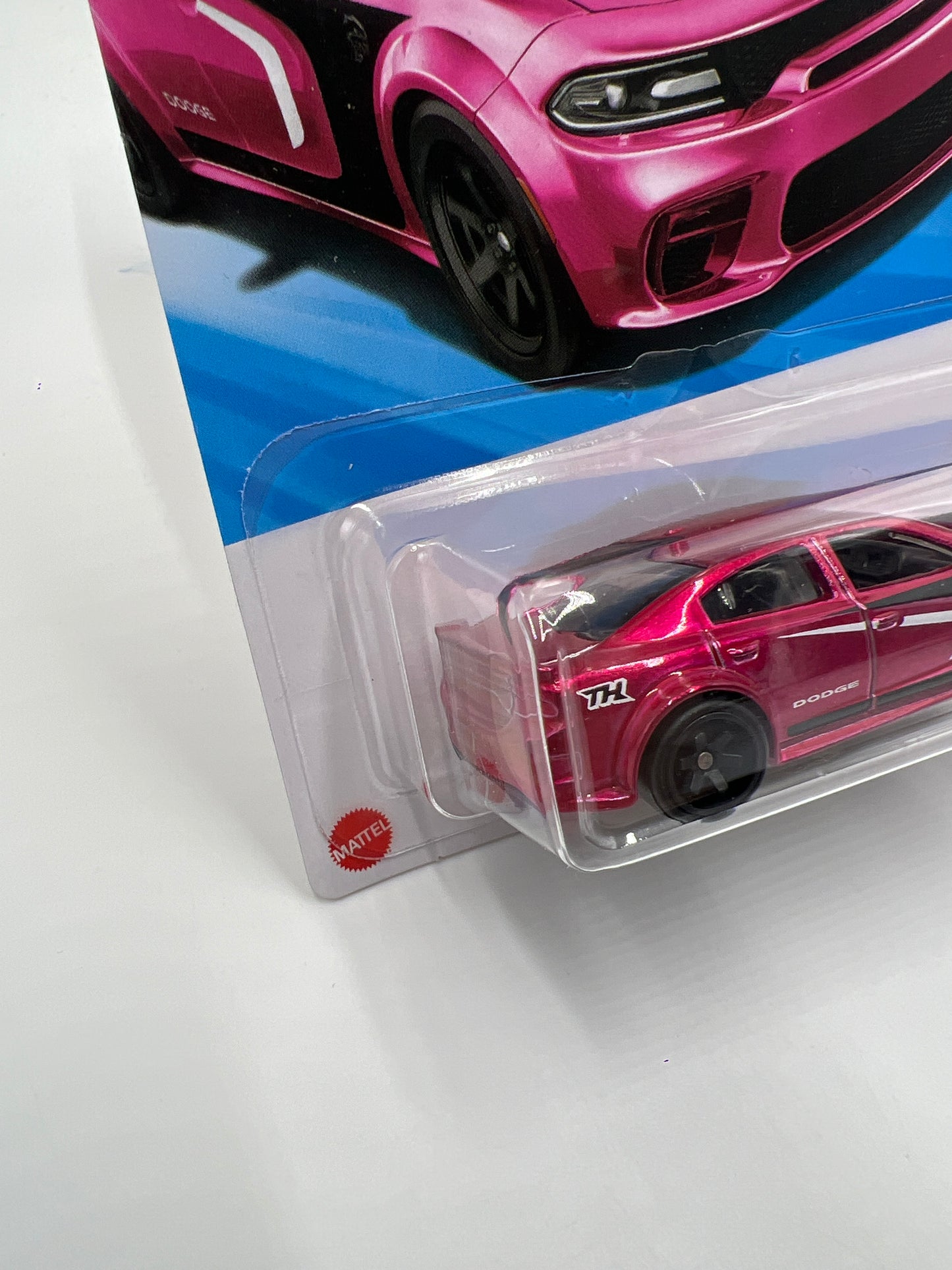 2025 Hot Wheels N Case Super Treasure Hunt #240 20 Dodge Charger Hellcat Pink W/Protector #2