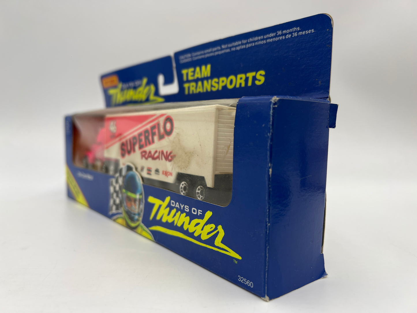 Matchbox Days Of Thunder Team Transports & Race Car Superflo Racing Lot Of 2