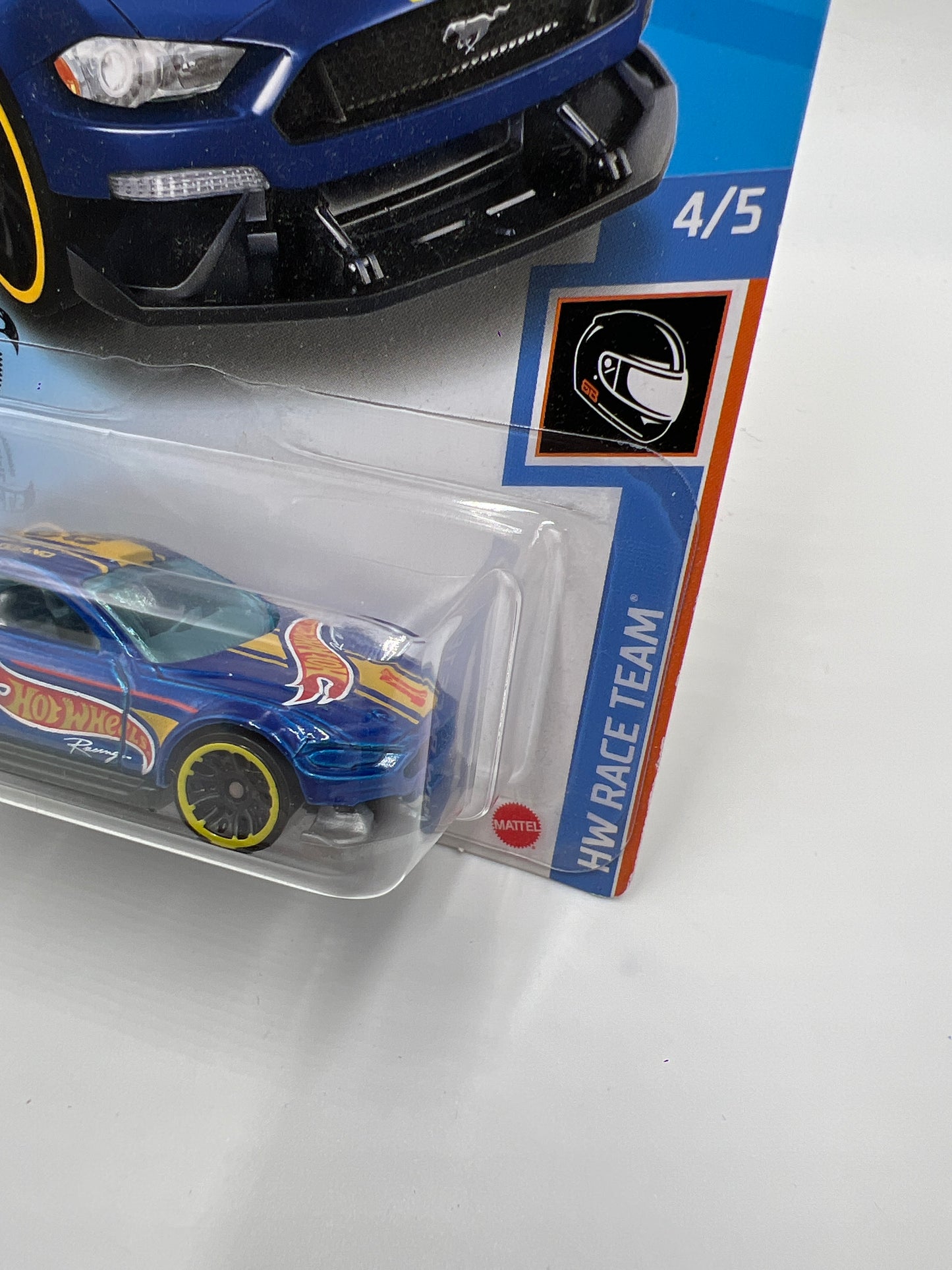 2020 Hot Wheels Race Team #222 Custom 18 Ford Mustang GT Blue Joey Logano