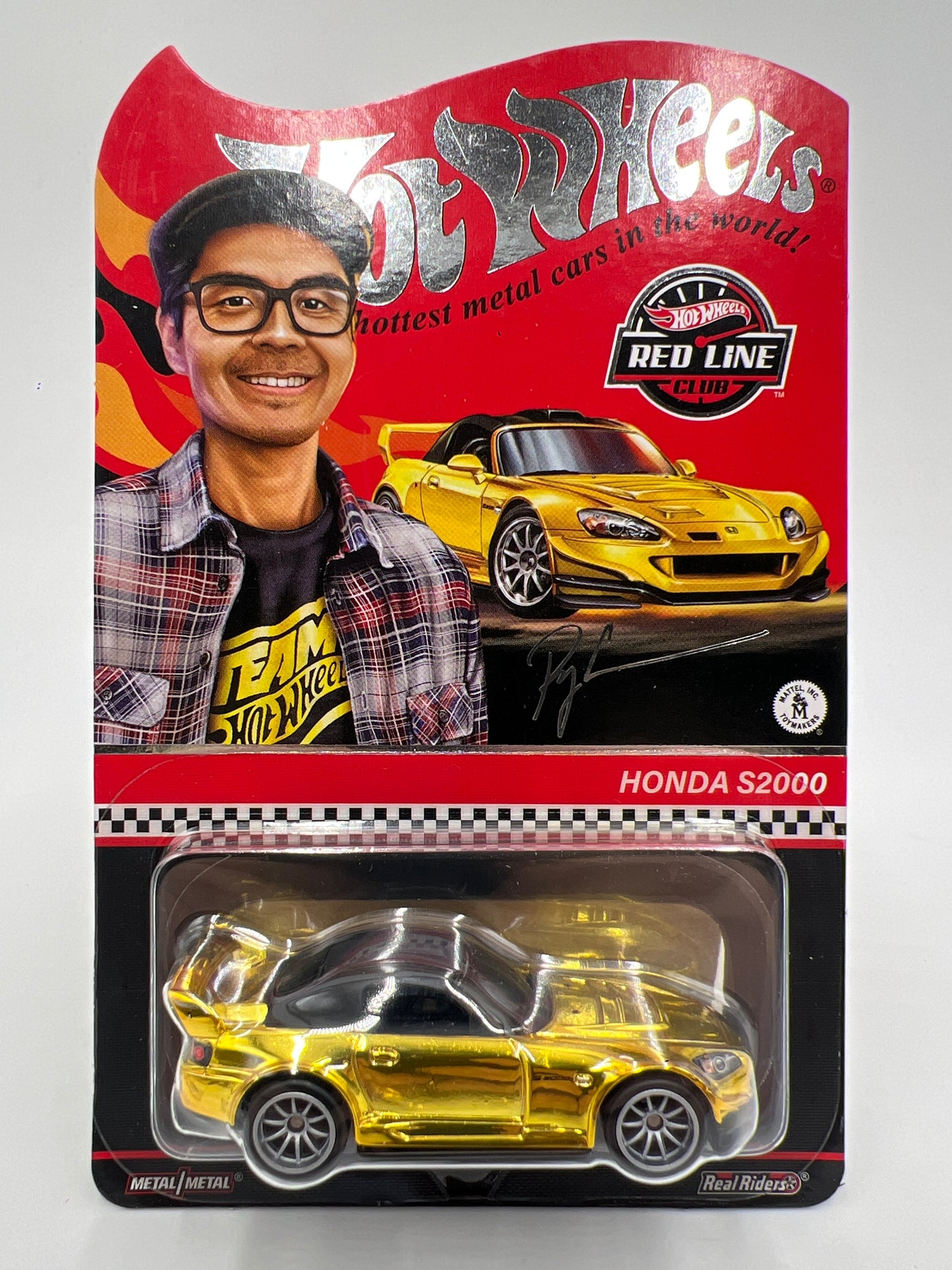 2022 Hot Wheels RLC #12635/30000 Ryu Honda S2000 Gold W/Protector