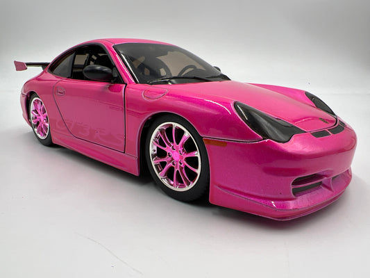 Jada Toys 1/24 Scale Pink Slips Porsche 911 GT3 RS Pink Loose