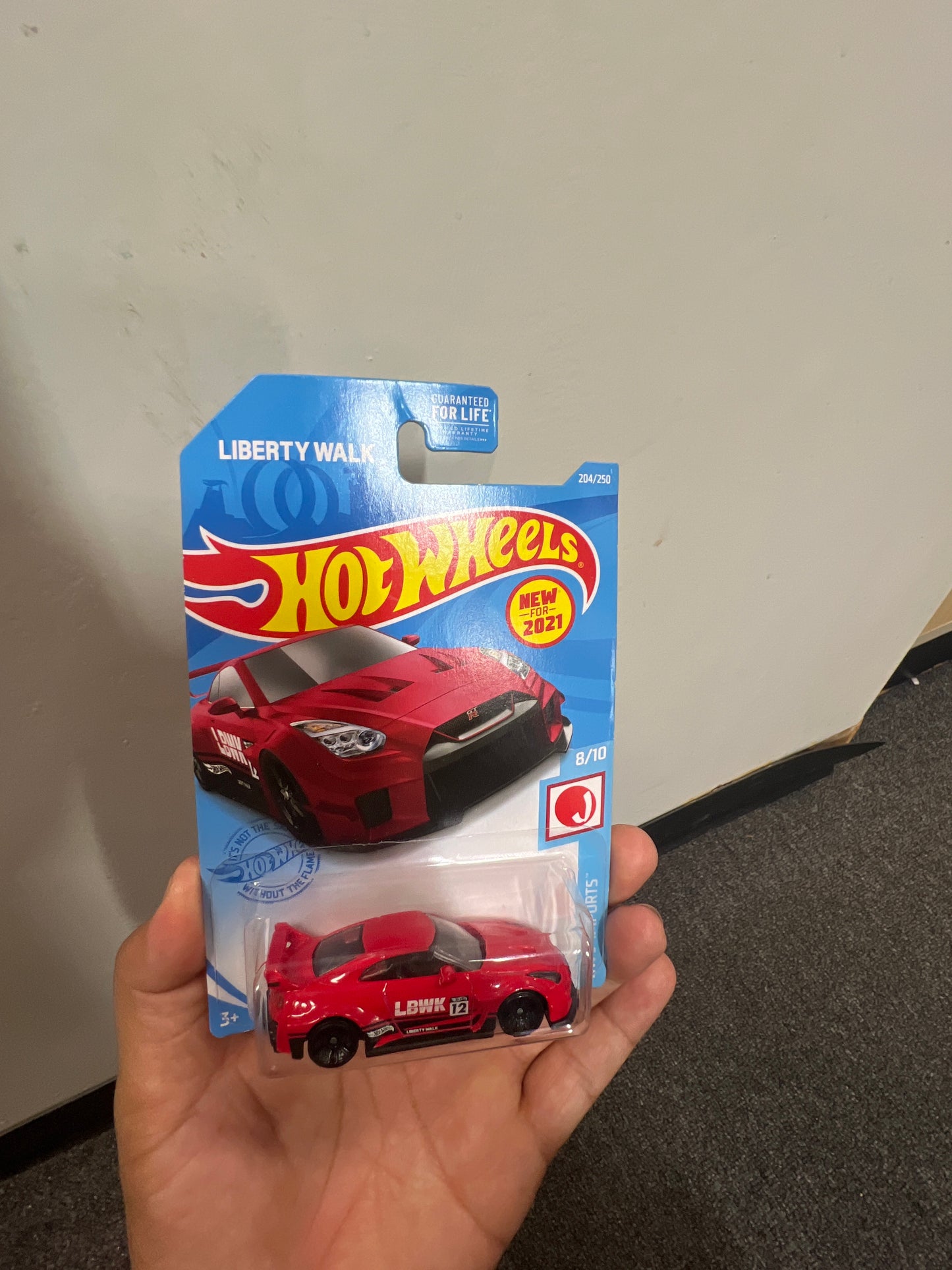 2021 hot wheels Q case #204 LB-Silhouette Works GT Nissan 35GT RR Ver 2 red liberty walk 83F