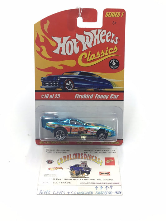 Hot wheels classics series 1 #18 Firebird Funny Car HH1