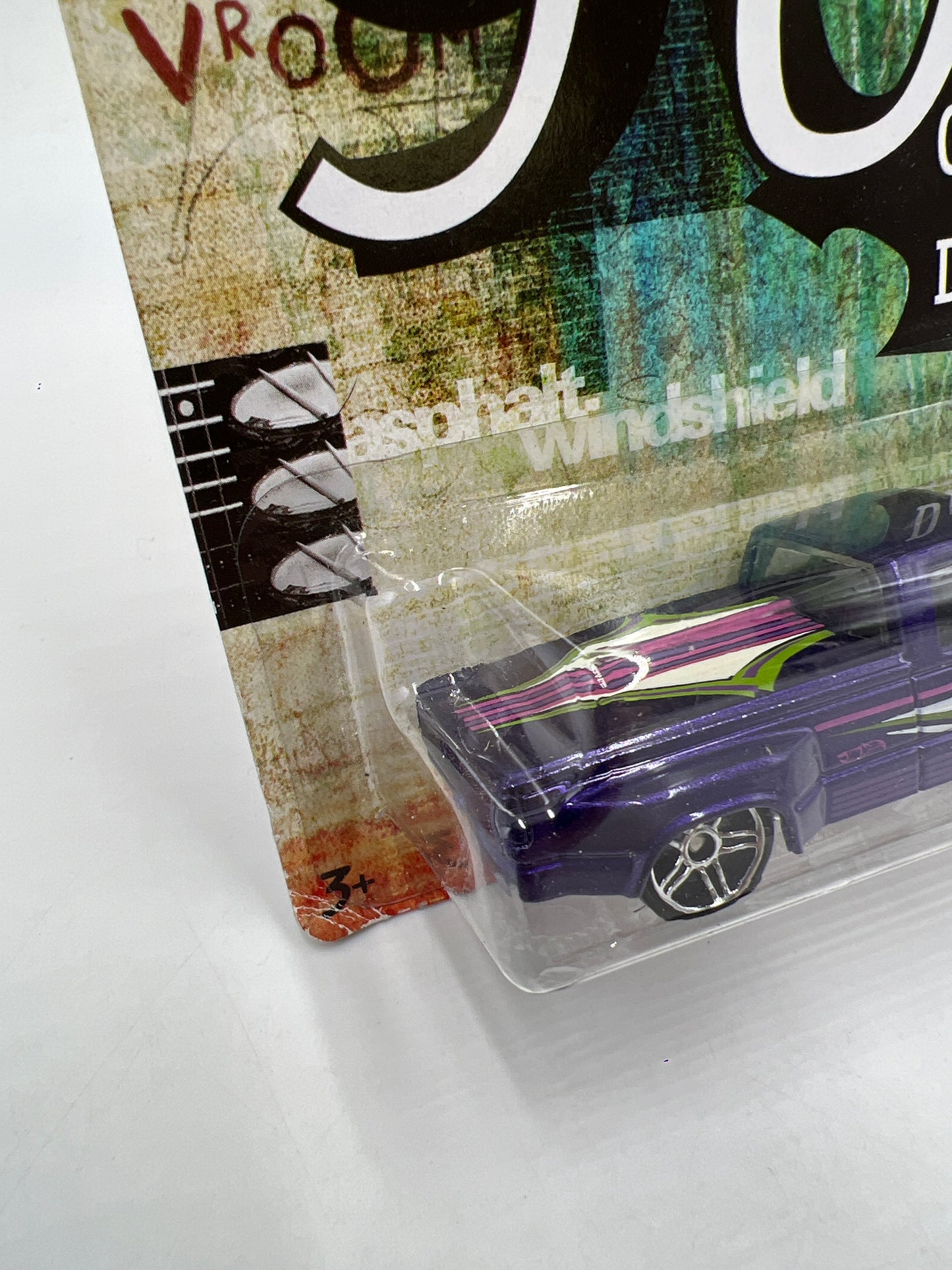 Hot Wheels Cars of the Decades The 90s #28 Customized C3500 Purple W/Protector