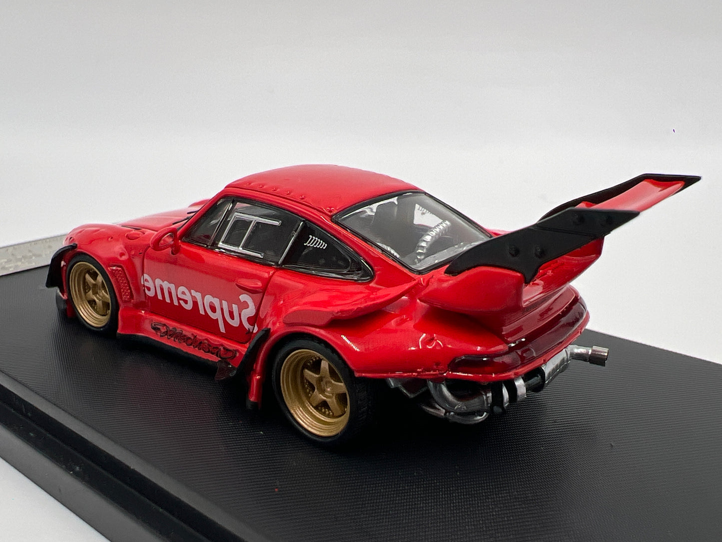 Street Warrior x Ghost Player 1/64 #317/499 Supreme Porsche RWB Red