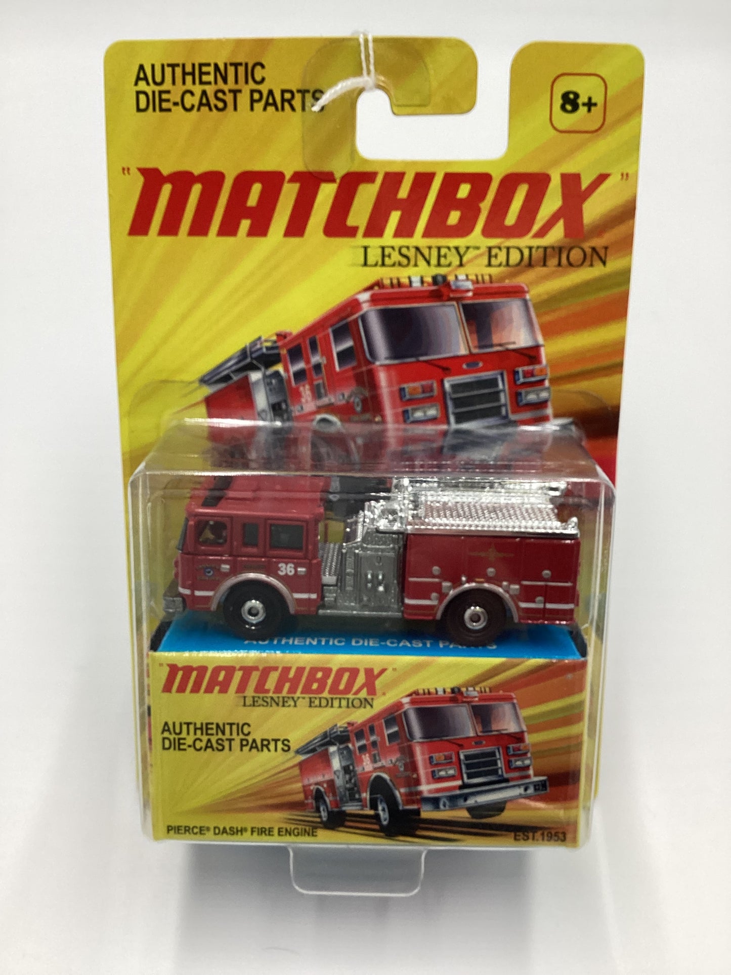 2011 Matchbox Lesley Edition Pasadena Ford E-350 Ambulance Red