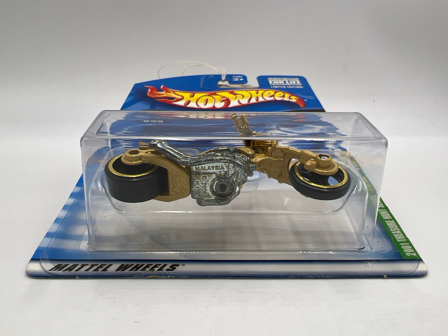 2001 Hot Wheels Treasure Hunt #5 Blast Lane Gold 273E
