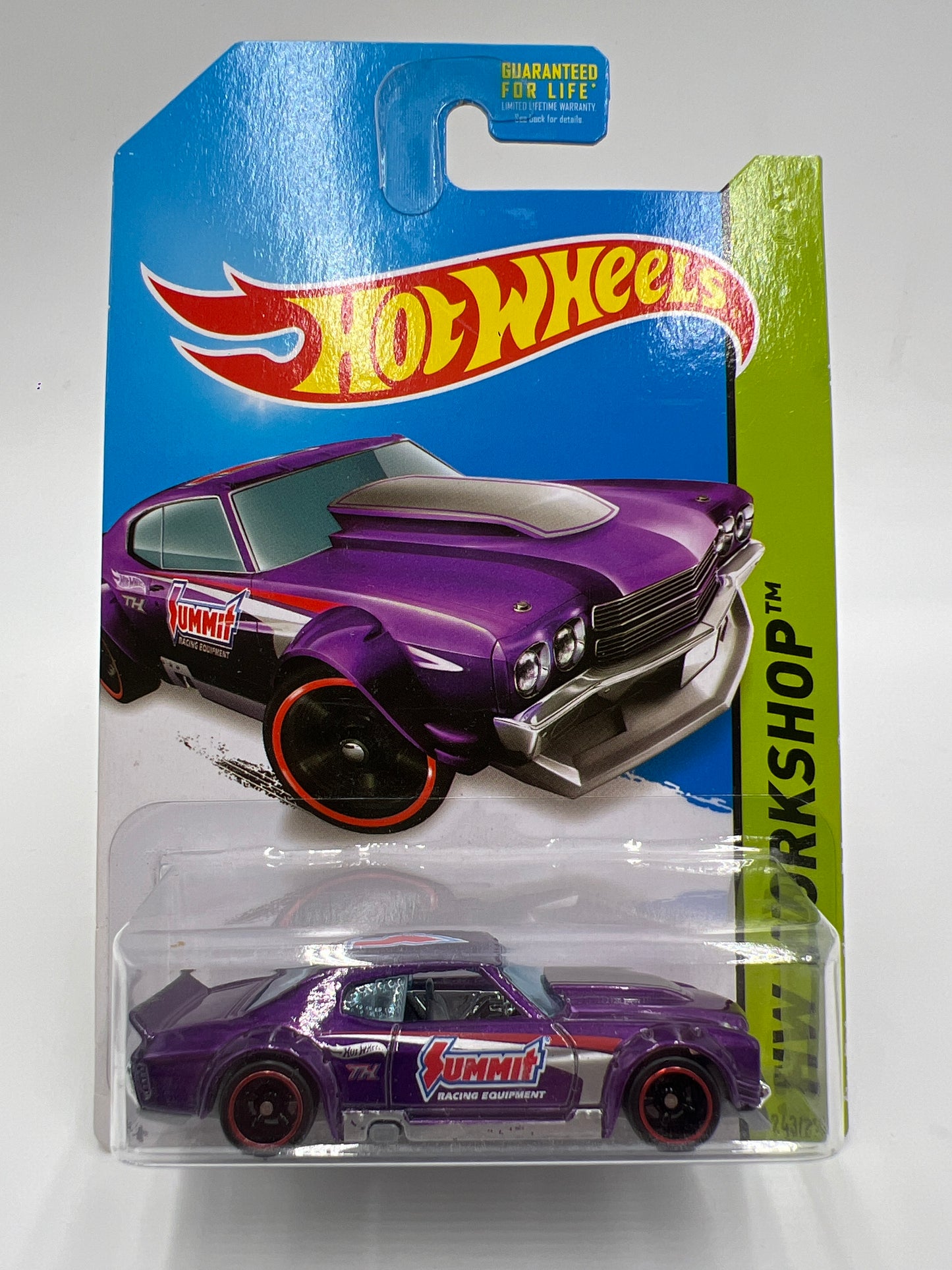 2014 Hot Wheels Super Treasure Hunt #243 70 Chevy Chevelle Summit Purple W/Protector