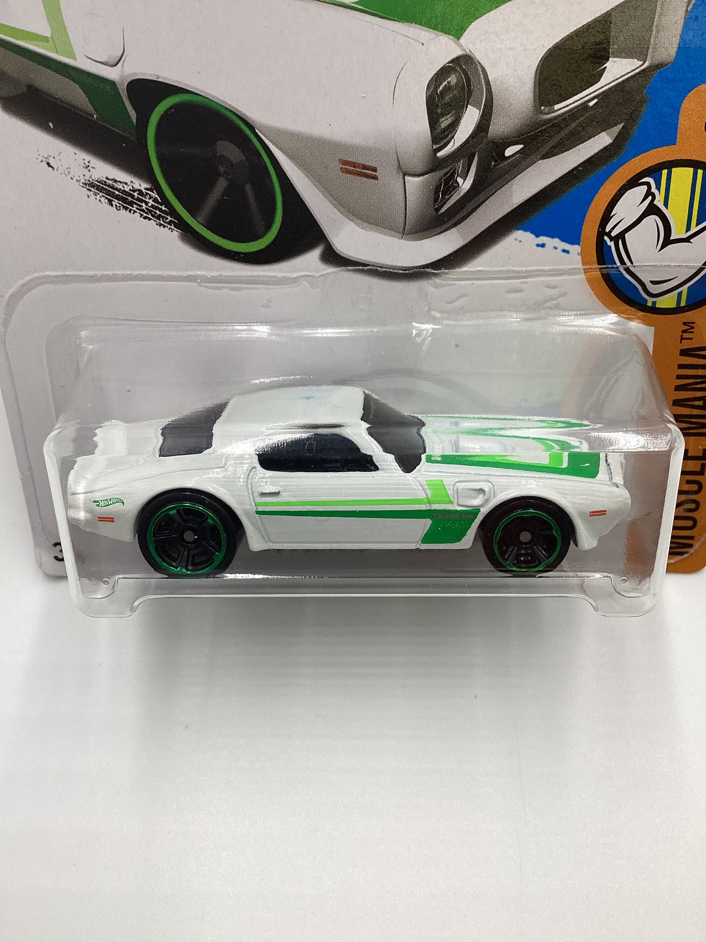 2019 Hot Wheels #123 73 Pontiac Firebird White Intl. Card 47G