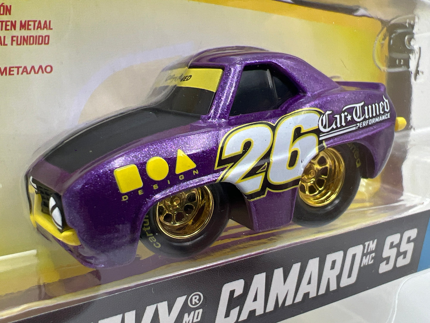 MGA Car Tuned Hobby Exclusive Series 6 #8 69 Chevy Camaro SS Purple