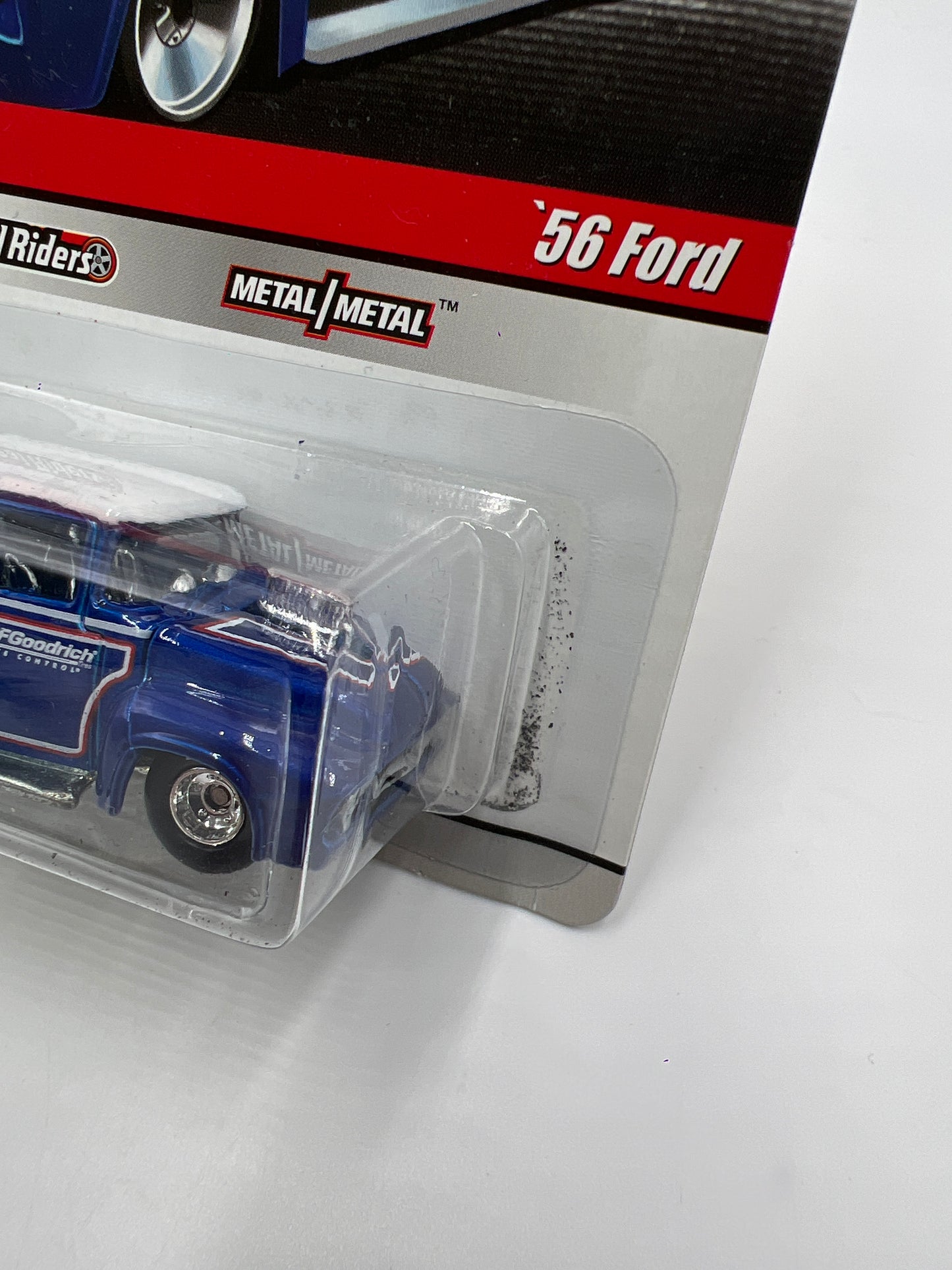 Hot Wheels Slick Rides #13 56 Ford BF Goodrich Blue 243A