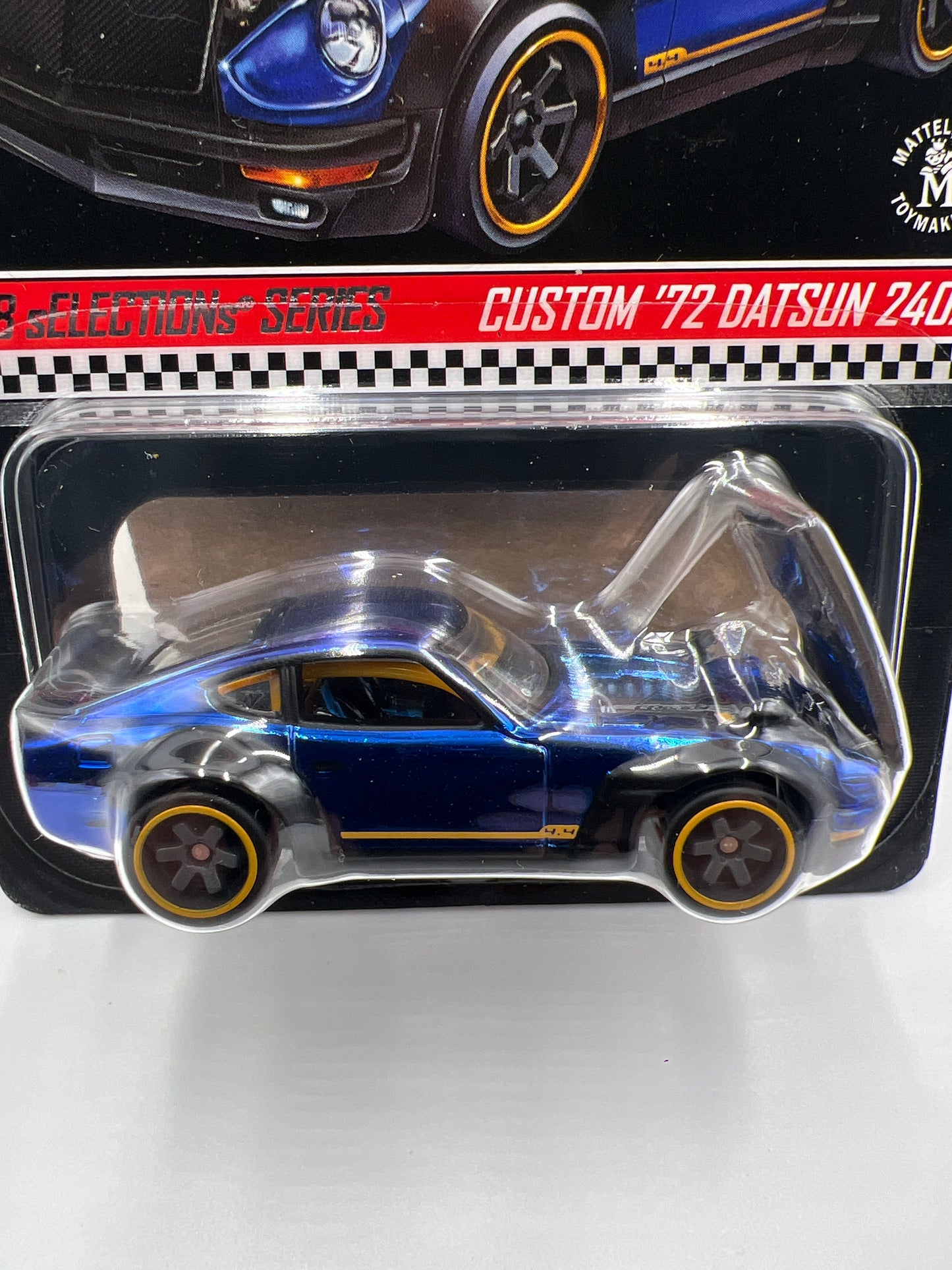 2018 HW RLC sELECTIONs Series Custom 72 Datsun 240Z Blue 11049/20000 W/Protector