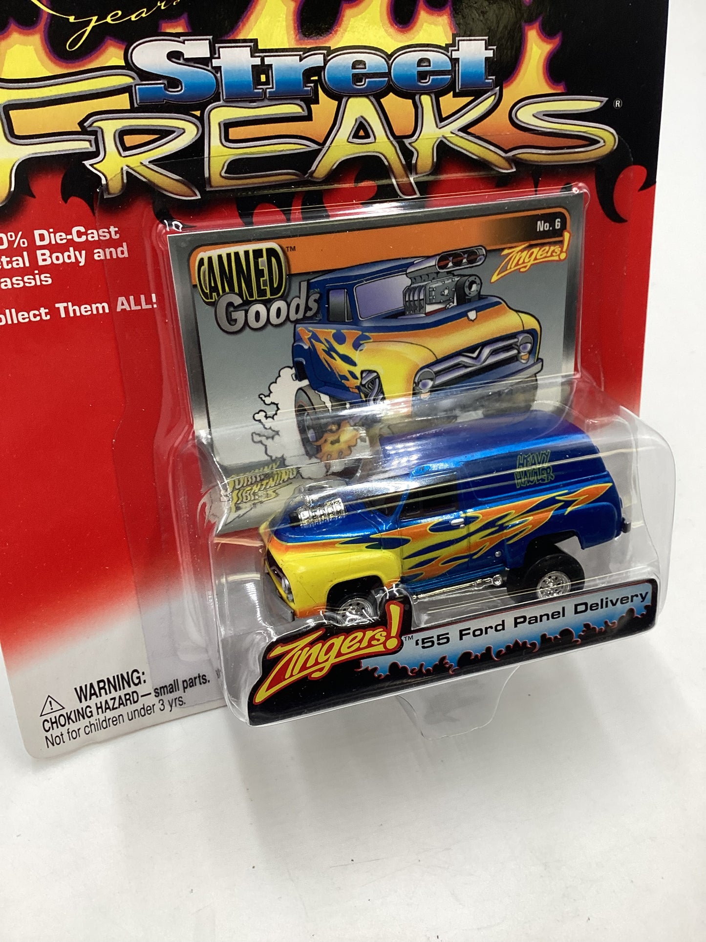 Johnny lightning Street freaks zingers #6 55 Ford Panel Delivery Canned Goods 190D