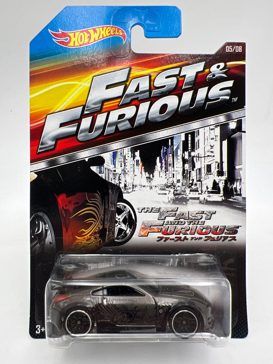 Hot Wheels Fast And Furious #5 Nissan 350Z Black/Gray W/Protector