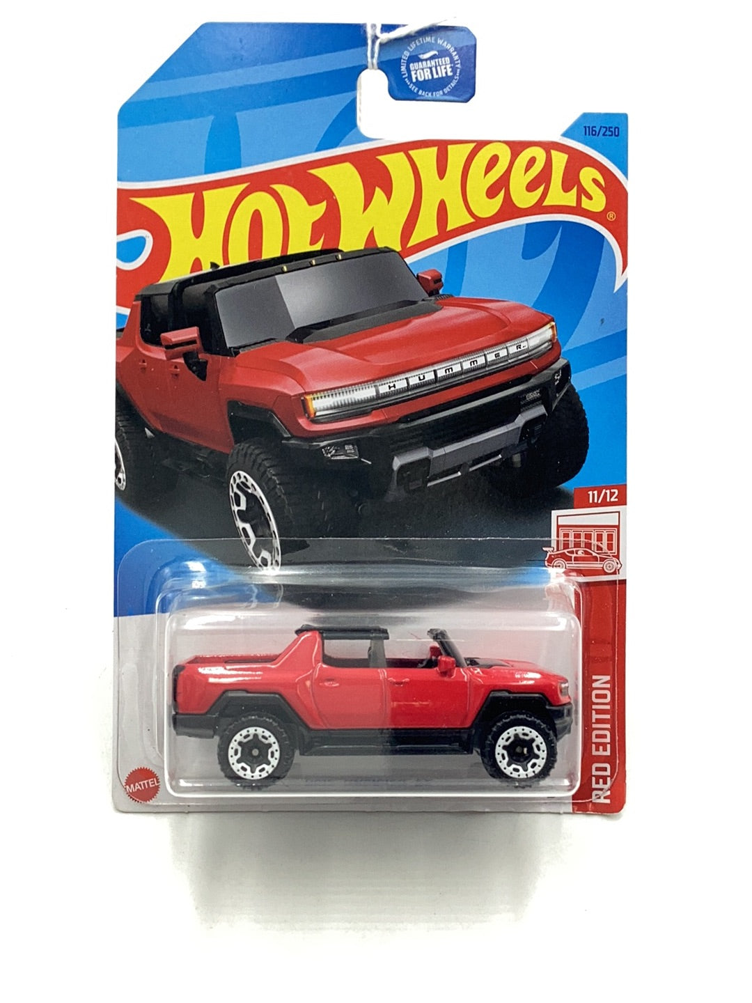 2023 Hot Wheels #116 GMC Hummer EV Red Edition