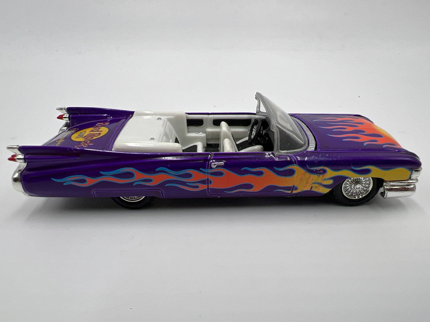 2001 Hot Wheels Collectibles 1/64 Acrylic Hard Rock Cafe 1959 Cadillac Eldorado Purple Loose