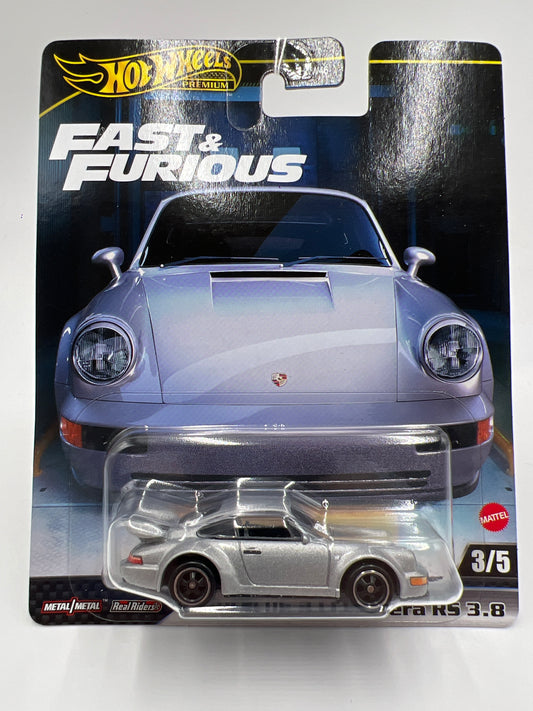 Hot Wheels Premium Fast and Furious #3 Porsche 911 Carrera RS 3.8 Silver 246M