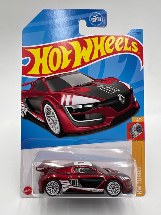 2023 Hot Wheels Super Treasure Hunt #134 Renault Sport R.S. 01 Red W/Protector