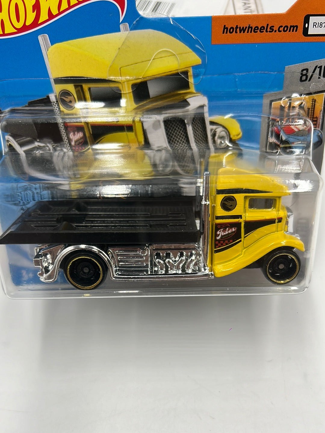 Hot Wheels 2019 Treasure Hunt Fast Bed Hauler Short Card