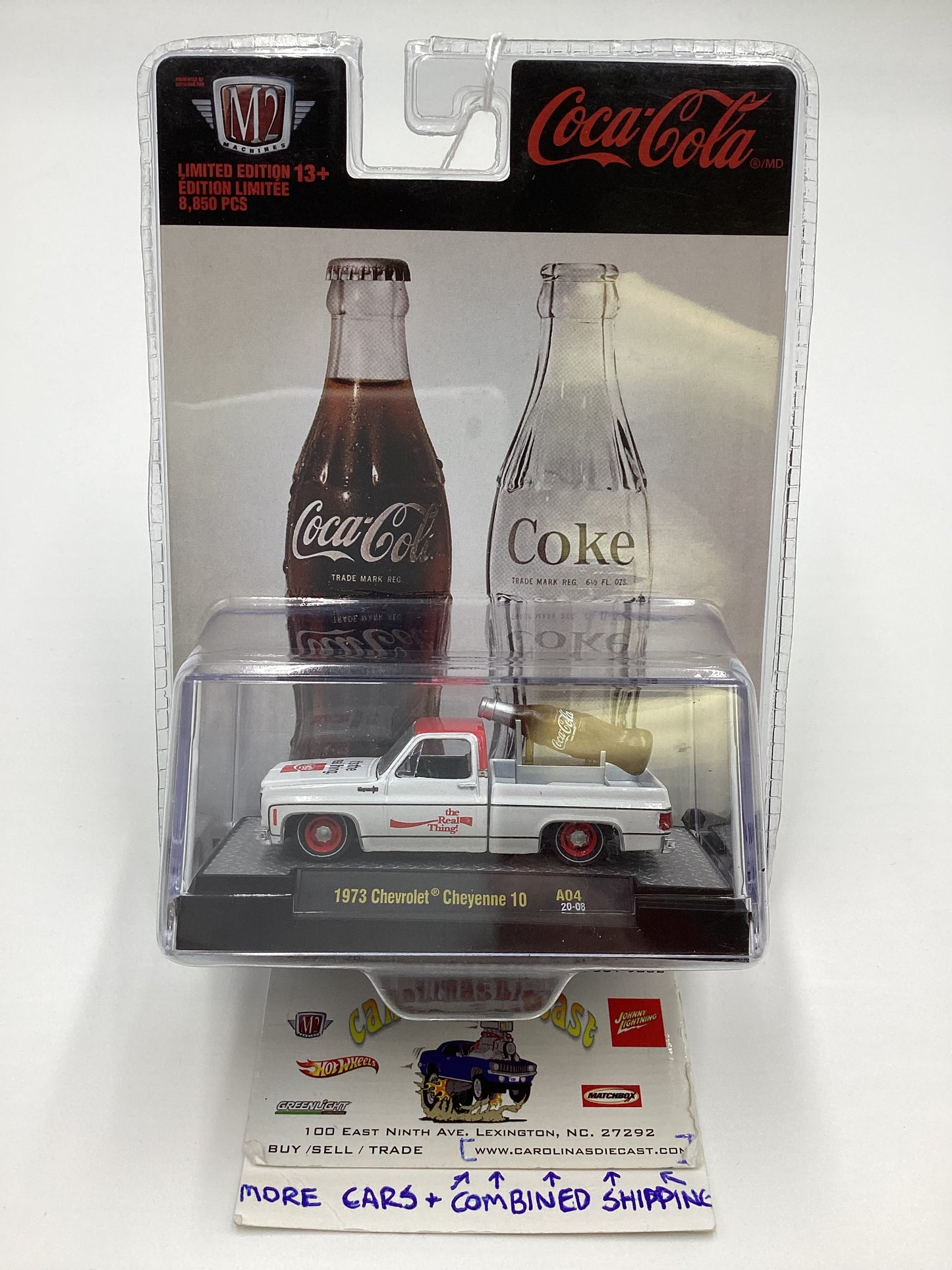 M2 Machines 1973 Chevrolet Cheyenne A04 Coca Cola White A04 199E