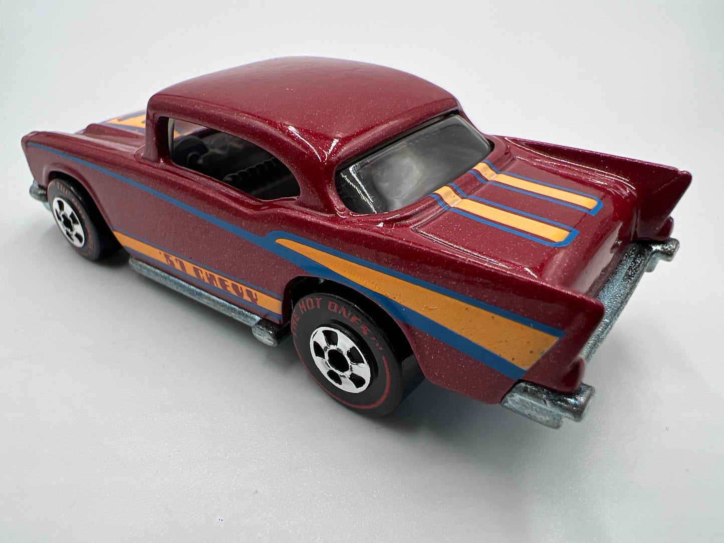 2011 Hot Wheels The Hot Ones CHASE 57 Chevy Maroon Loose