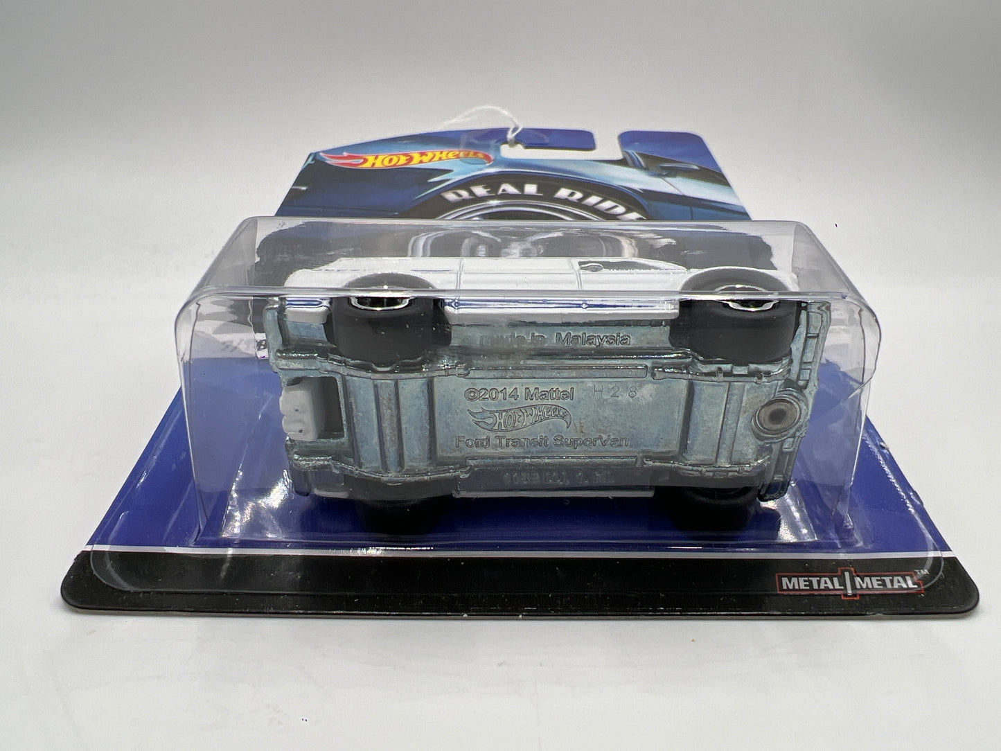 Hot Wheels Premium Heritage Real Riders #7 Ford Transit Supervan White SR