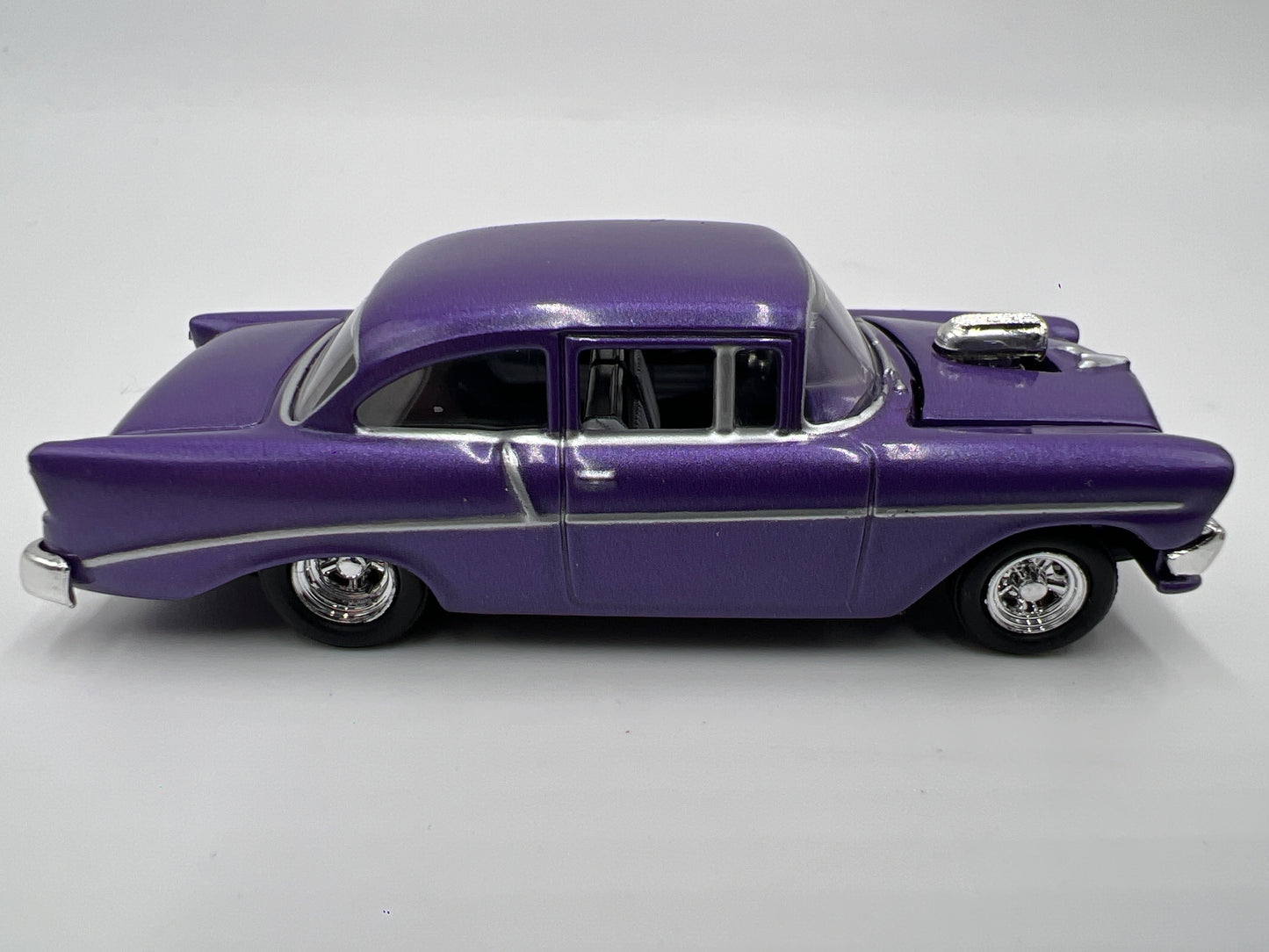 Hot Wheels Collectibles 1/64 Reggies Cars 1956 Chevy 210 Purple Loose