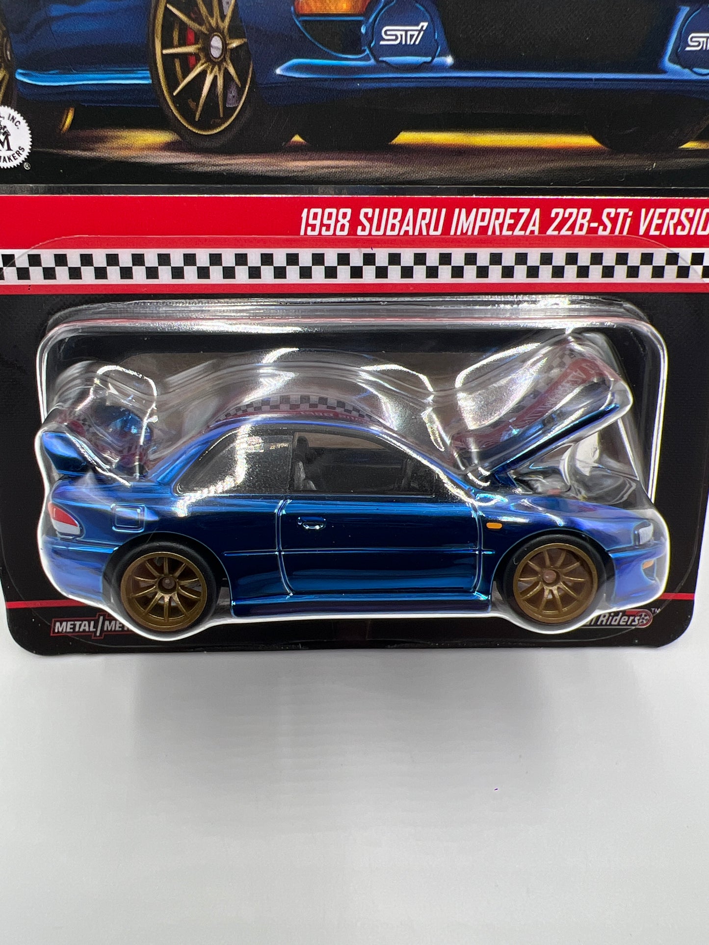 2025 Hot Wheels RLC Exclusive 1998 Subaru Impreza 22B-STi Version Blue W/Protector