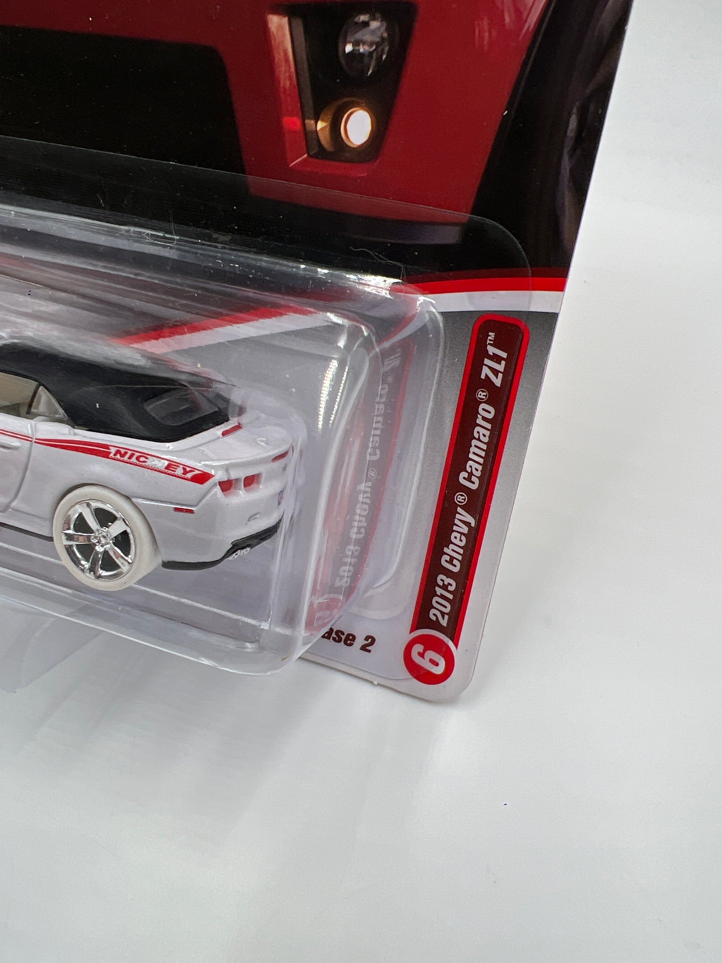 Johnny Lightning 2013 Chevy Camaro ZL1 Nickey White Lightning Chase