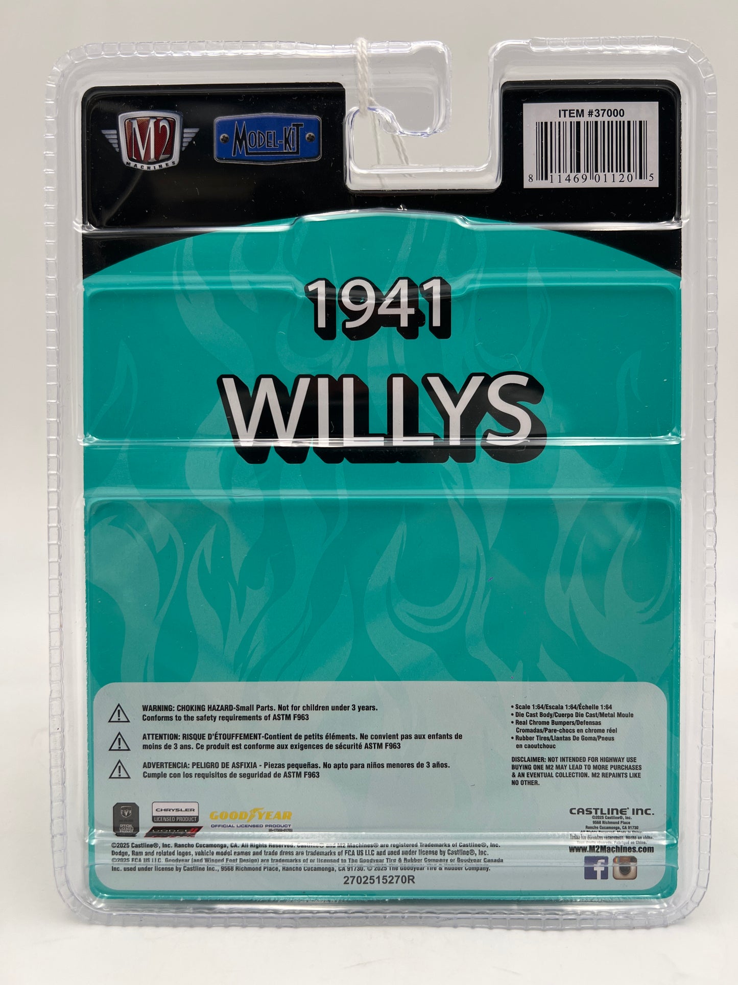 M2 Machines Model Kits R84 CHASE 1941 Willys Coupe Gasser