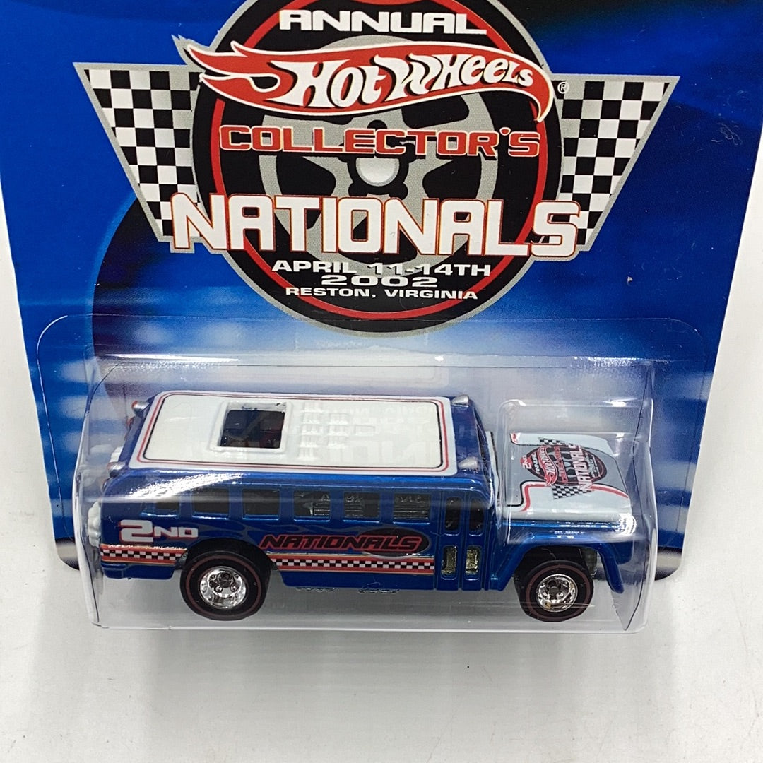 Hot wheels 2th Annual collectors nationals S’Cool Bus 56267 1 of 4000 with protector