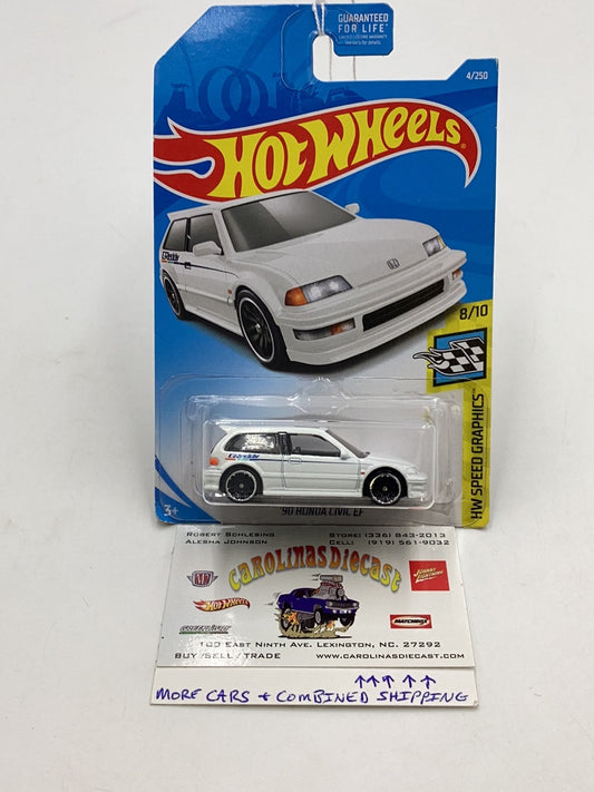 2019 hot wheels #4 90 Honda Civic EF 78A