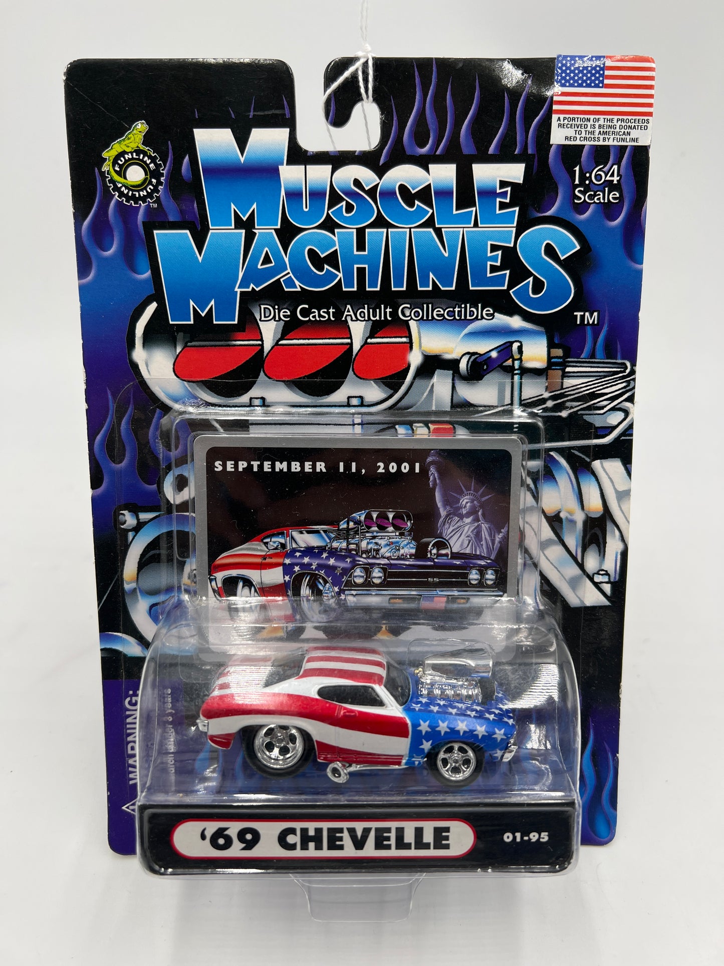 Muscle Machines September 11th, 2001 69 Chevelle American Flag 01-95 222C