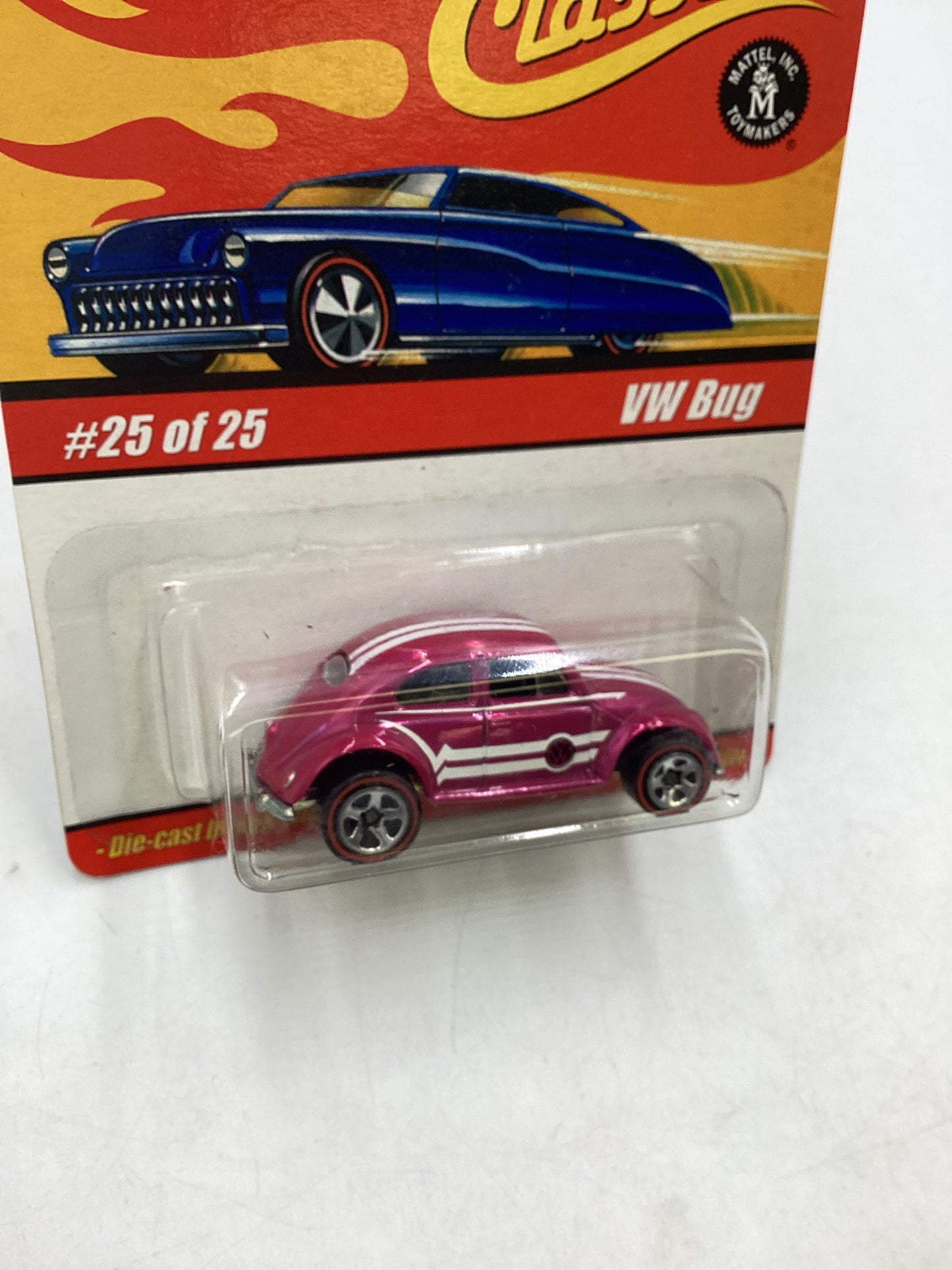 Hot wheels Classics series 1 #25 VW Bug Pink