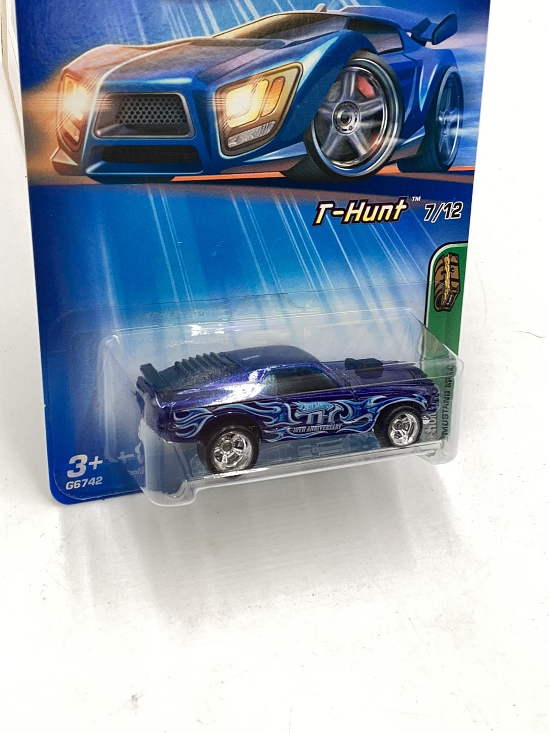 2005 Hot Wheels #127 7/12 Treasure Hunt Mustang Mach 1 W/protector