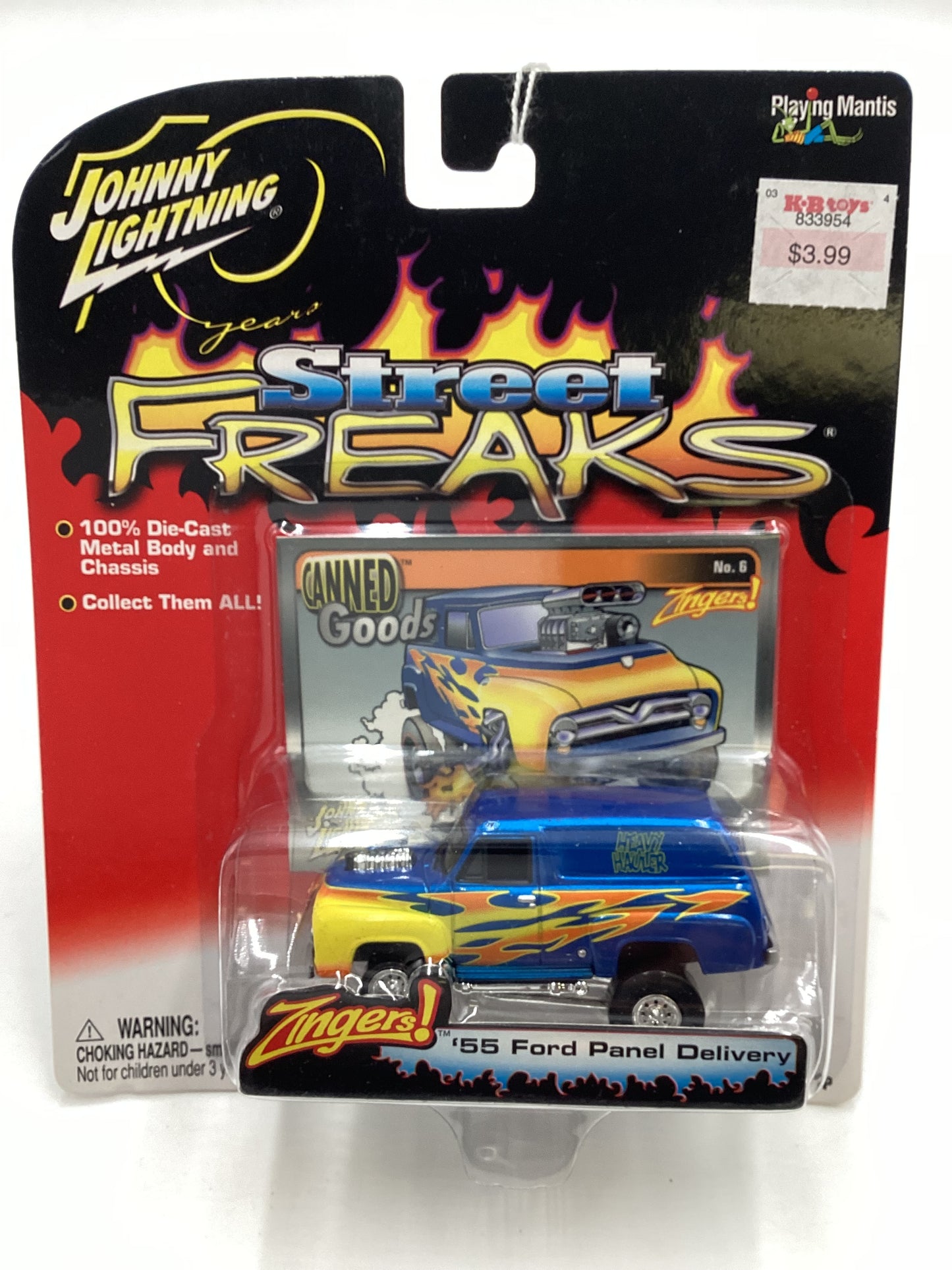 Johnny lightning Street freaks zingers #6 55 Ford Panel Delivery Canned Goods 190D