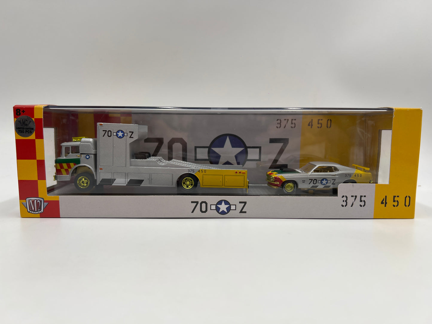 M2 Machines Auto Haulers CHASE 1970 Ford C-950 & 1970 Ford Mustang Boss 429 R48