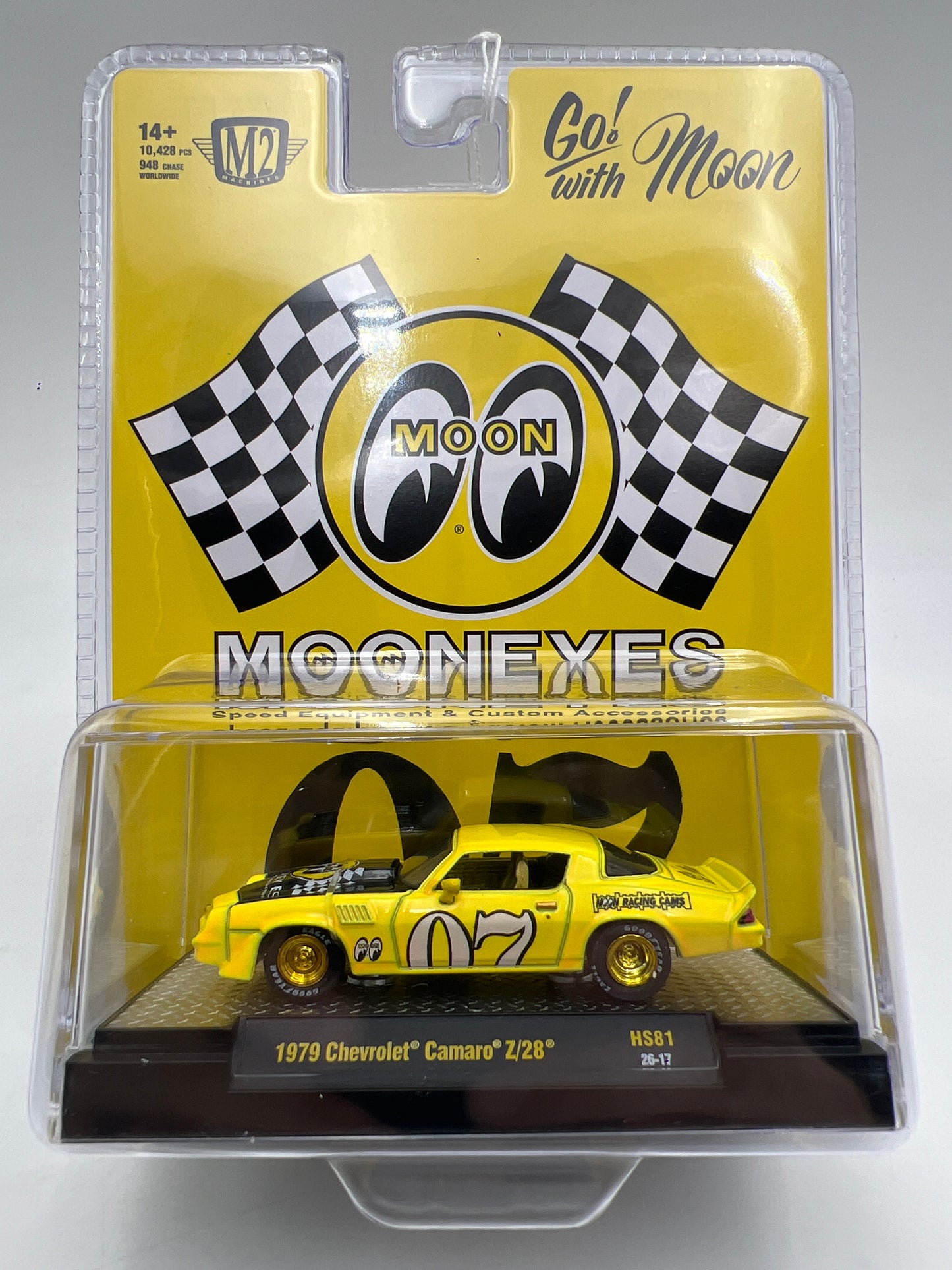 M2 Machines HS81 Hobby Exclusive CHASE Mooneyes 1979 Chevrolet Camaro Z/28