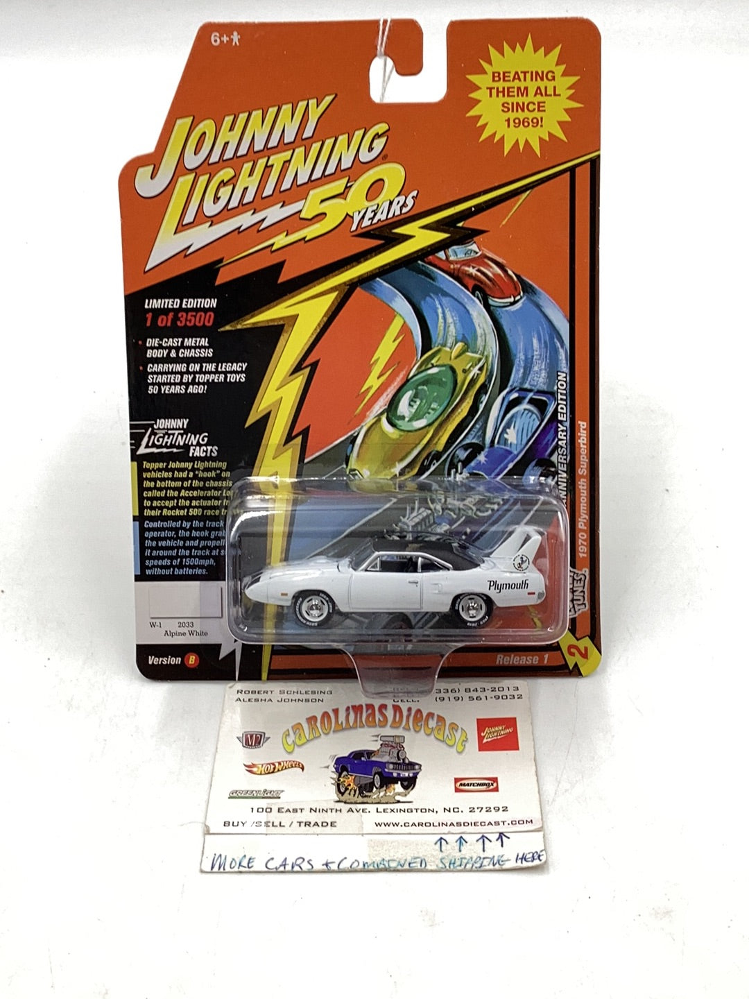 Johnny Lightning 1970 Plymouth Superbird Looney Tunes