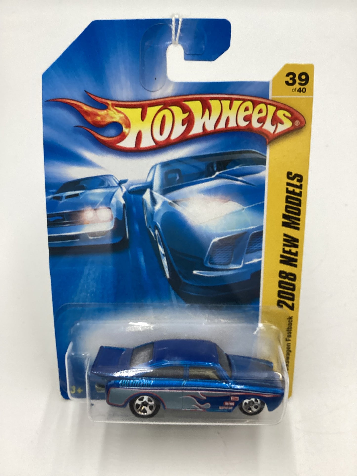 2008 Hot Wheels New Models #39 65 Volkswagen Fastback Blue 96C