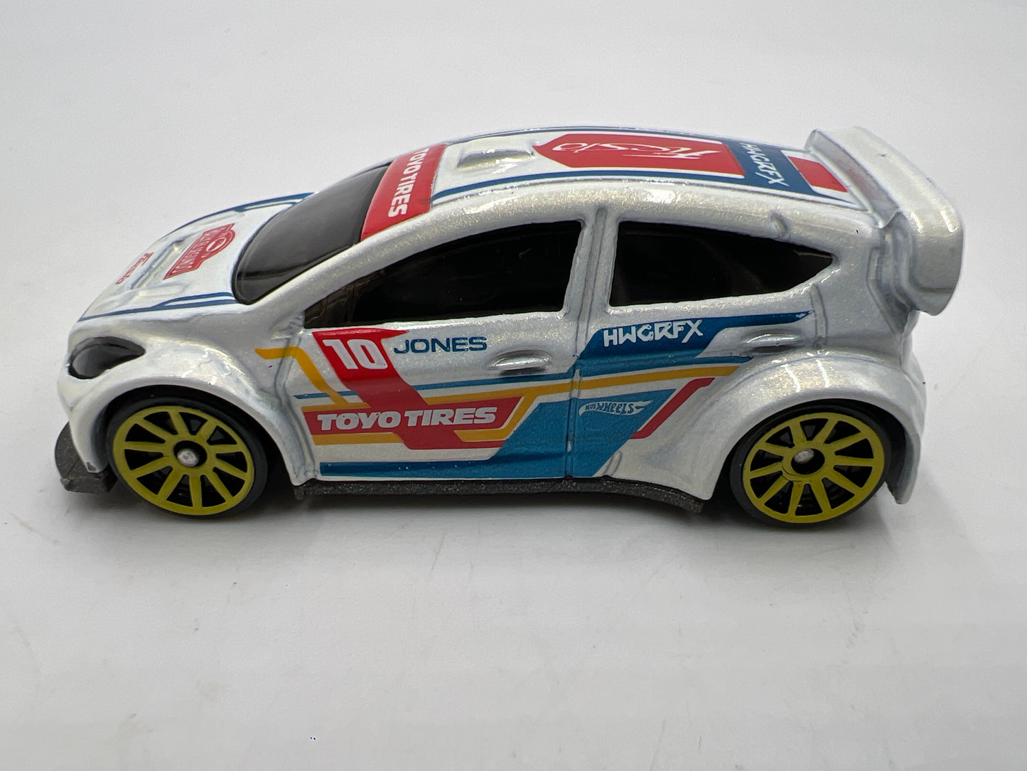 2019 Hot Wheels Mystery Models Series 2 #10 12 Ford Fiesta White