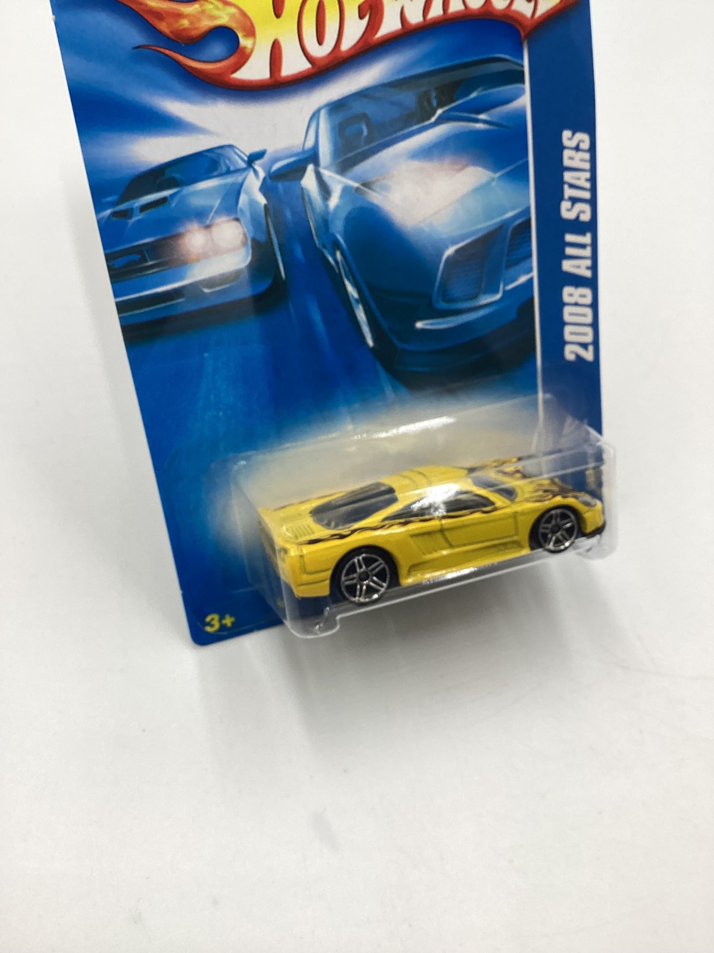 2008 Hot Wheels All Stars #72 Saleen S7 Yellow 28D