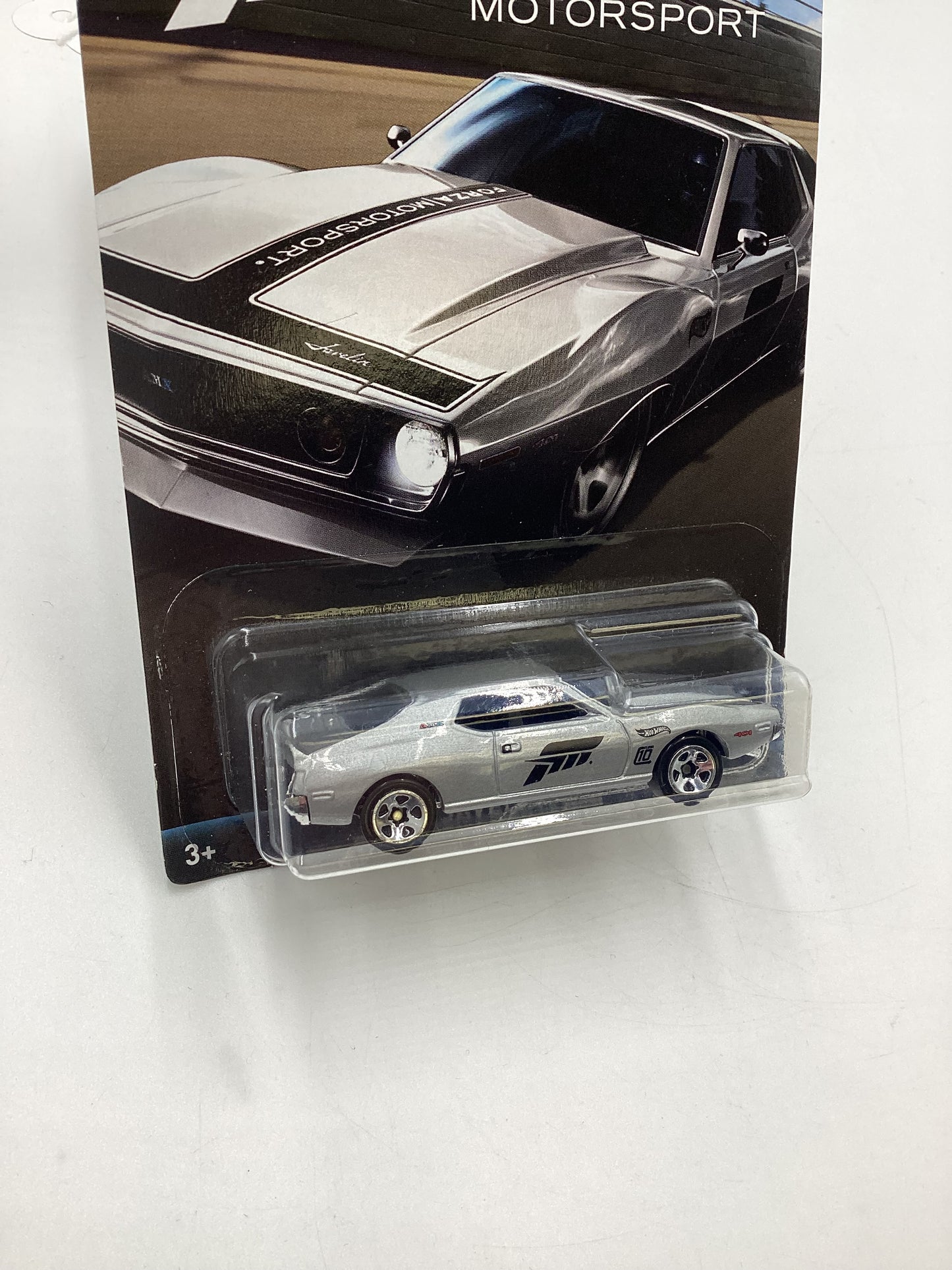 2017 Hot Wheels Forza Motorsport #6 AMC Javelin AMX Silver 154C