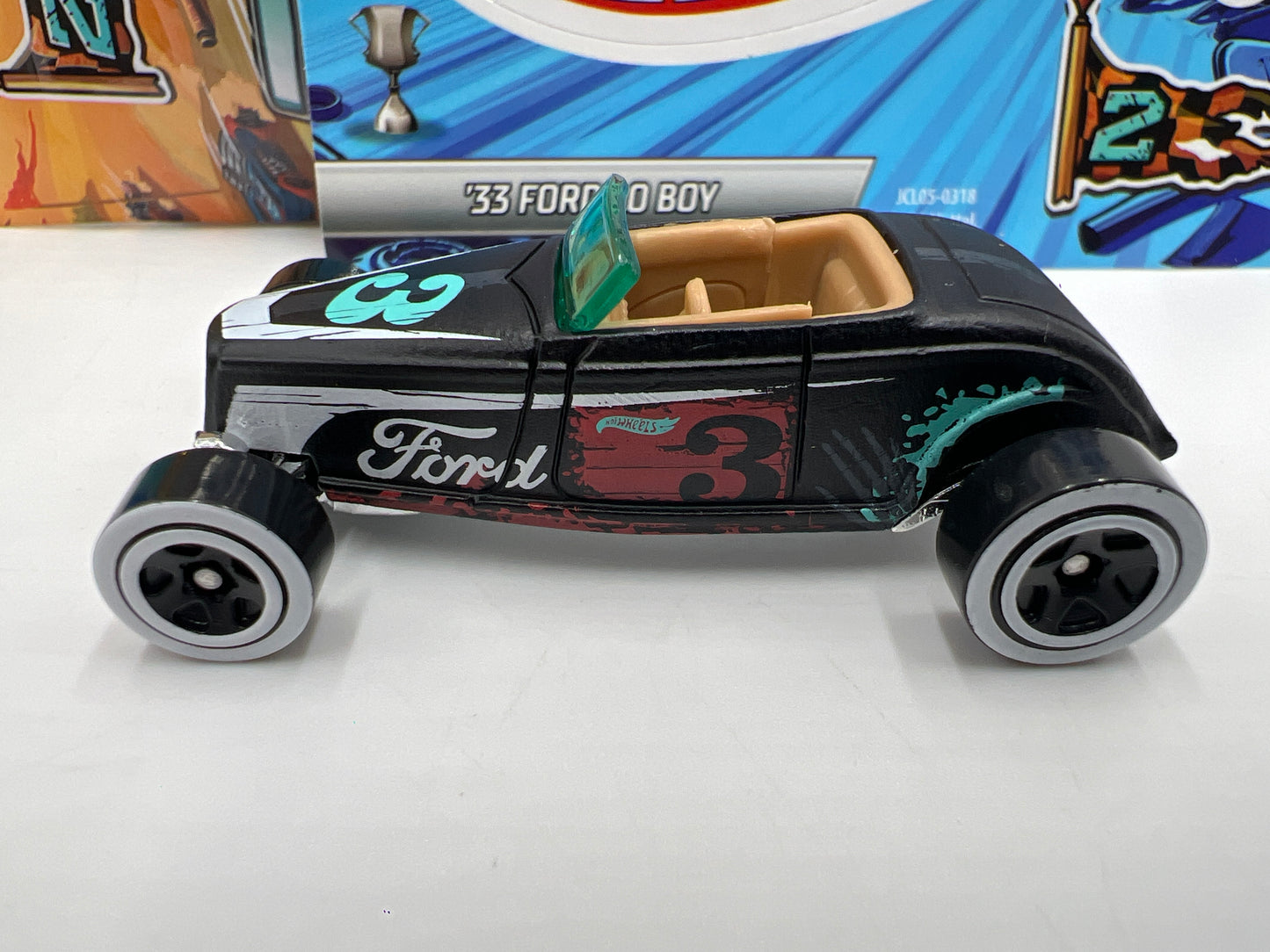2025 Hot Wheels Mystery Models Series 2 #3 CHASE 33 Ford Lo Boy Black